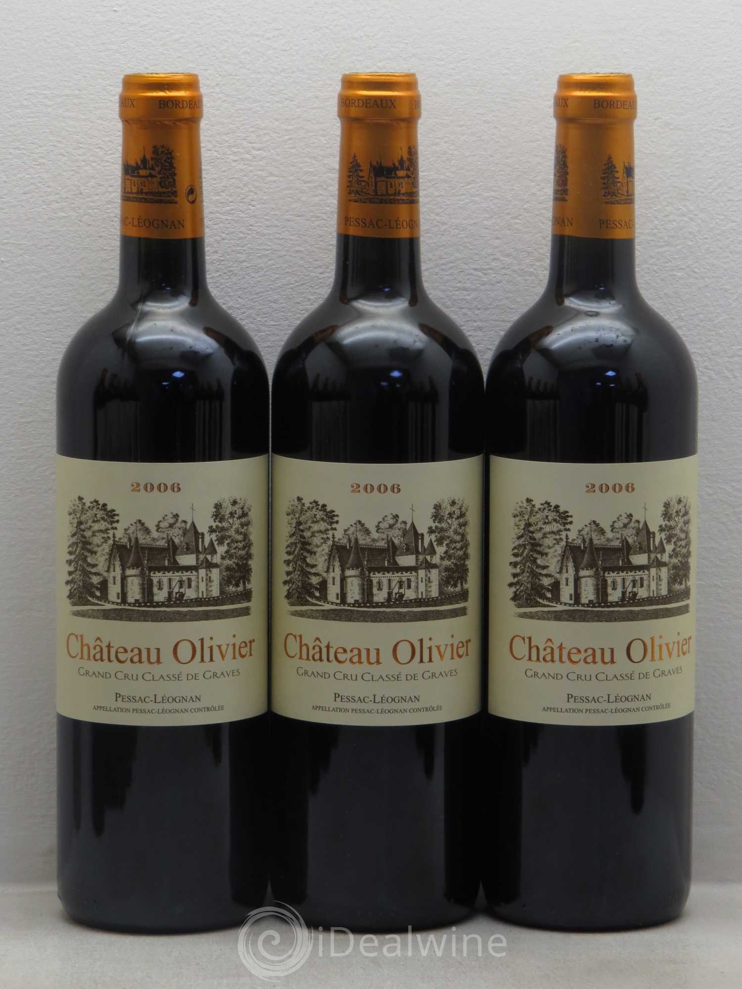 Château Olivier Cru Classé de Graves 2006 - Lot de 12 bouteilles - 1