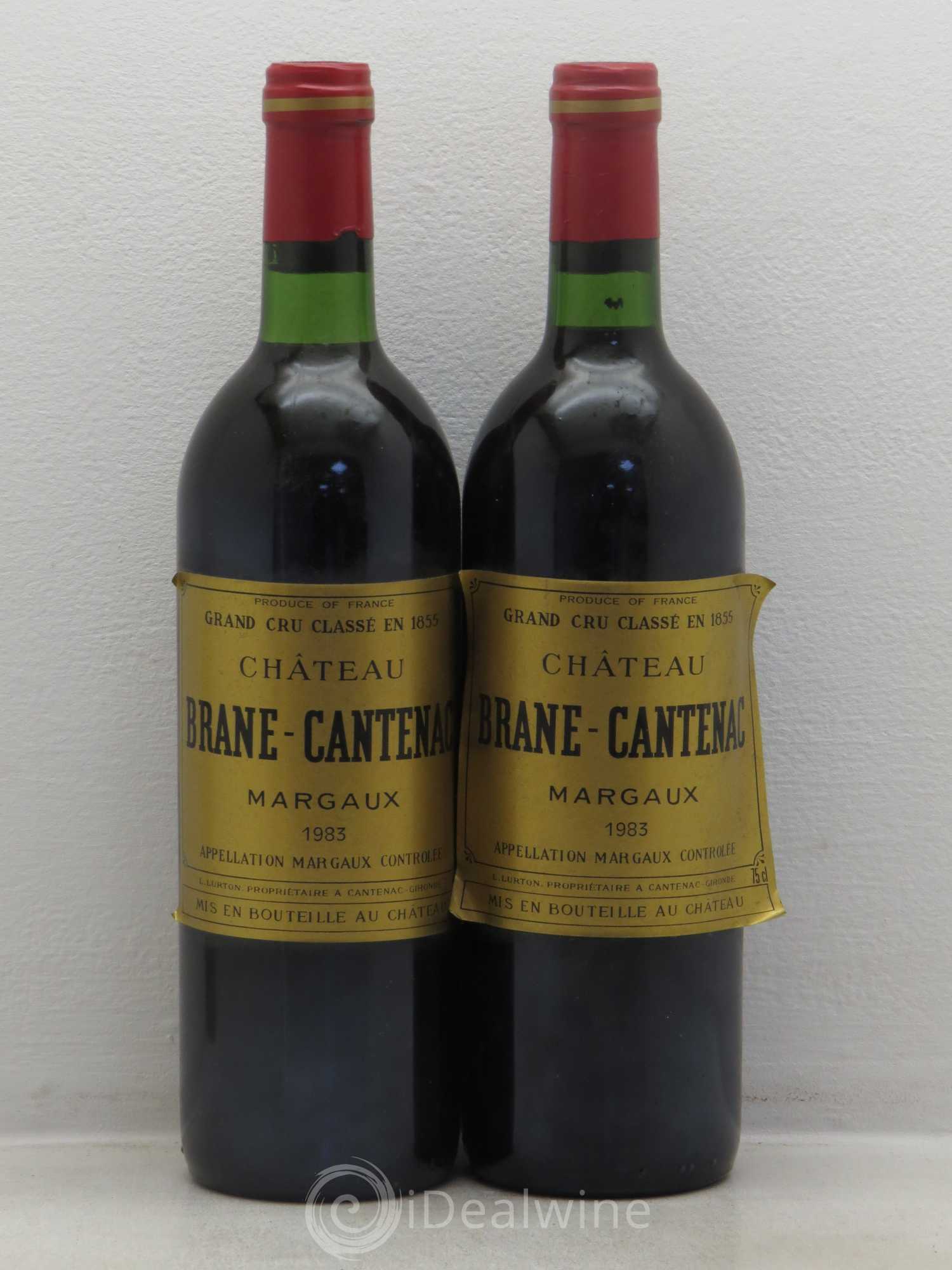Château Brane Cantenac 2ème Grand Cru Classé 1983 - Lot de 2 bouteilles - 0