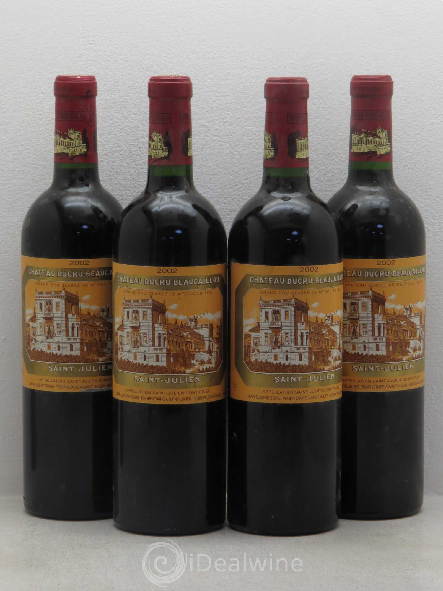 Château Ducru Beaucaillou 2ème Grand Cru Classé 2002 - Lot de 4 bouteilles - 0