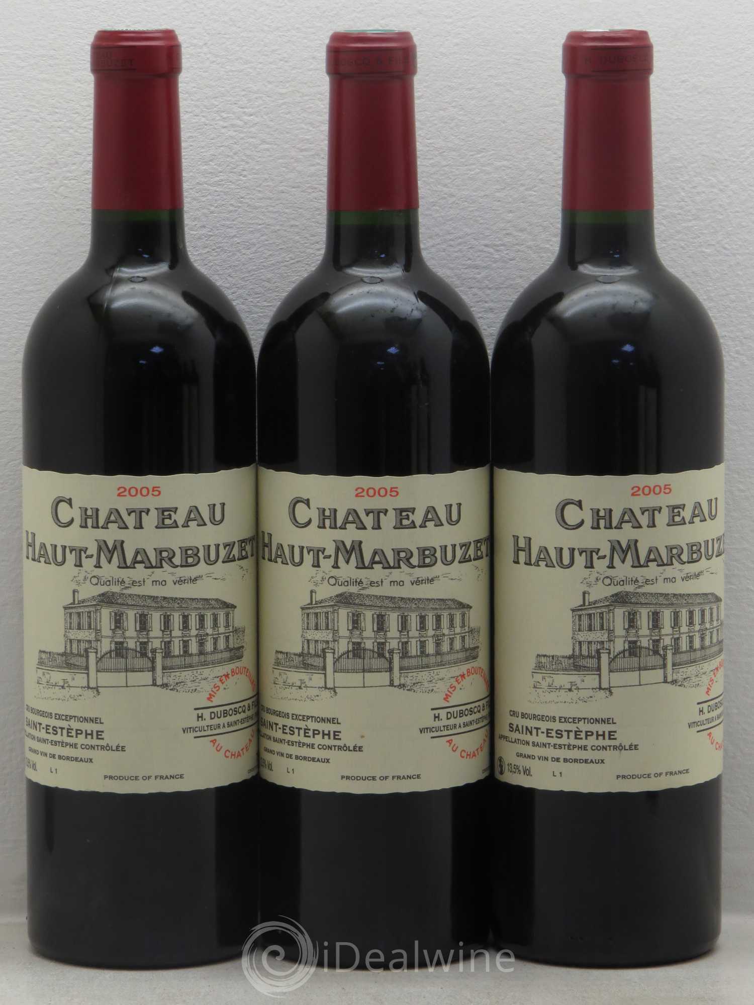 Château Haut Marbuzet 2005 - Lot de 6 bouteilles - 2