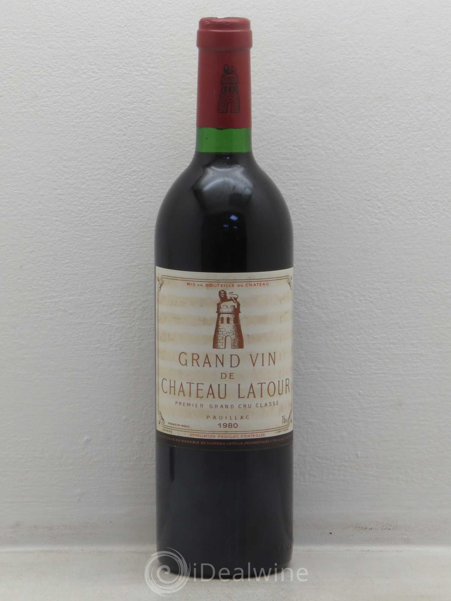 Château Latour 1er Grand Cru Classé 1980 - Lot de 1 bouteille - 0