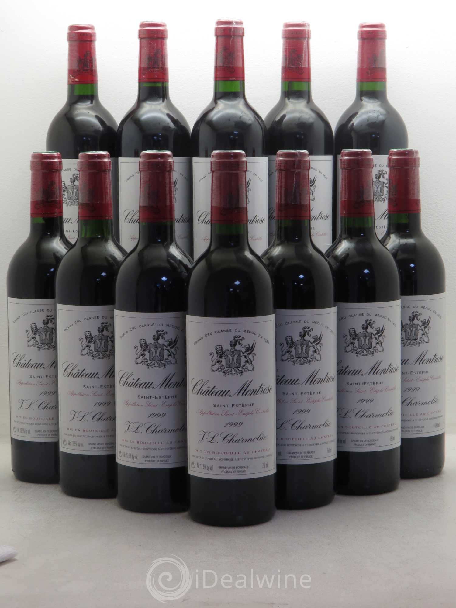 Château Montrose 2ème Grand Cru Classé 1999 - Lot de 12 bouteilles - 0