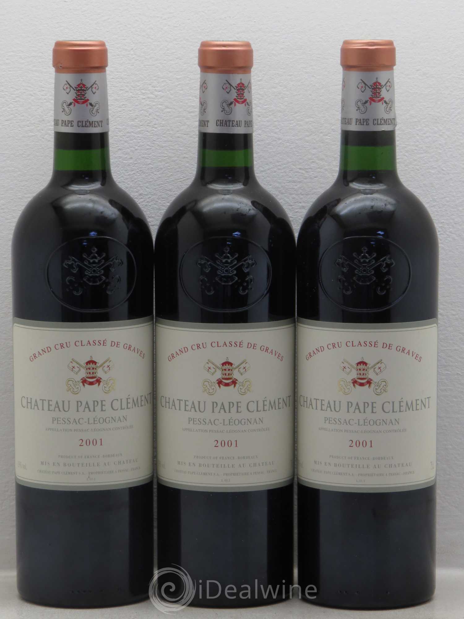 Château Pape Clément Cru Classé de Graves 2001 - Lot de 6 bouteilles - 2
