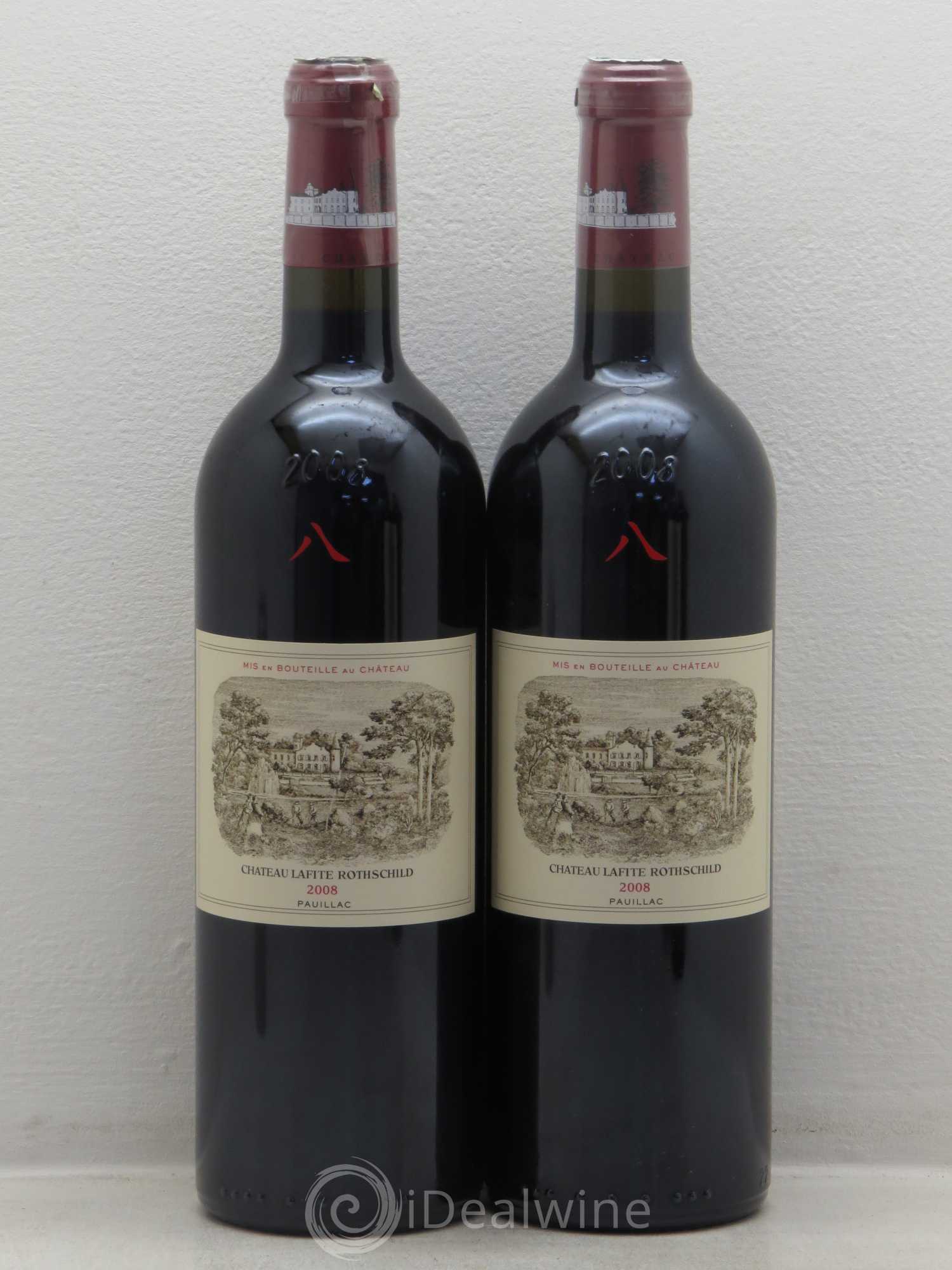 Château Lafite Rothschild 1er Grand Cru Classé 2008 - Lot de 4 bouteilles - 2