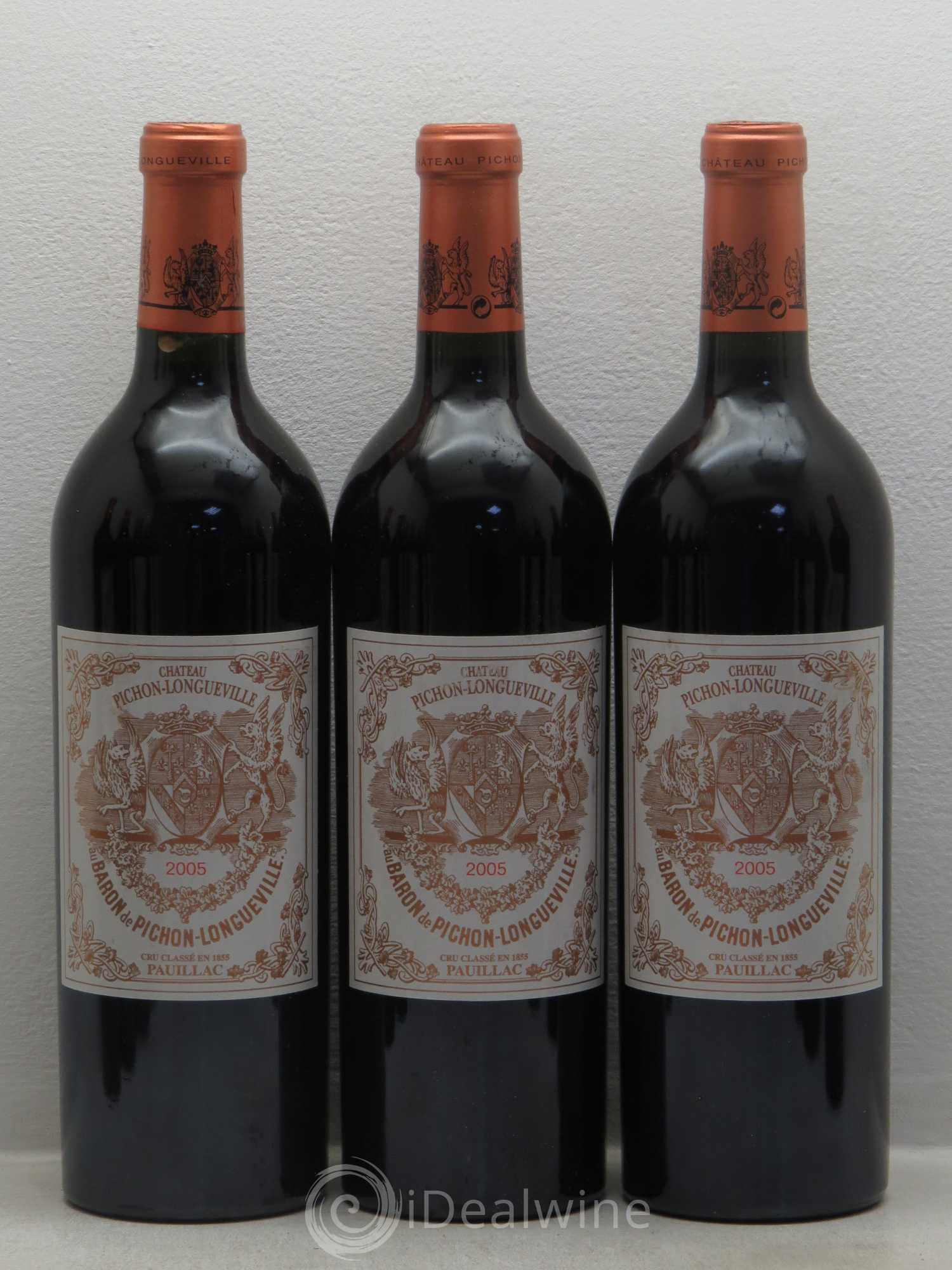 Pichon Longueville Baron 2ème Grand Cru Classé 2005 - Lot de 12 bouteilles - 1