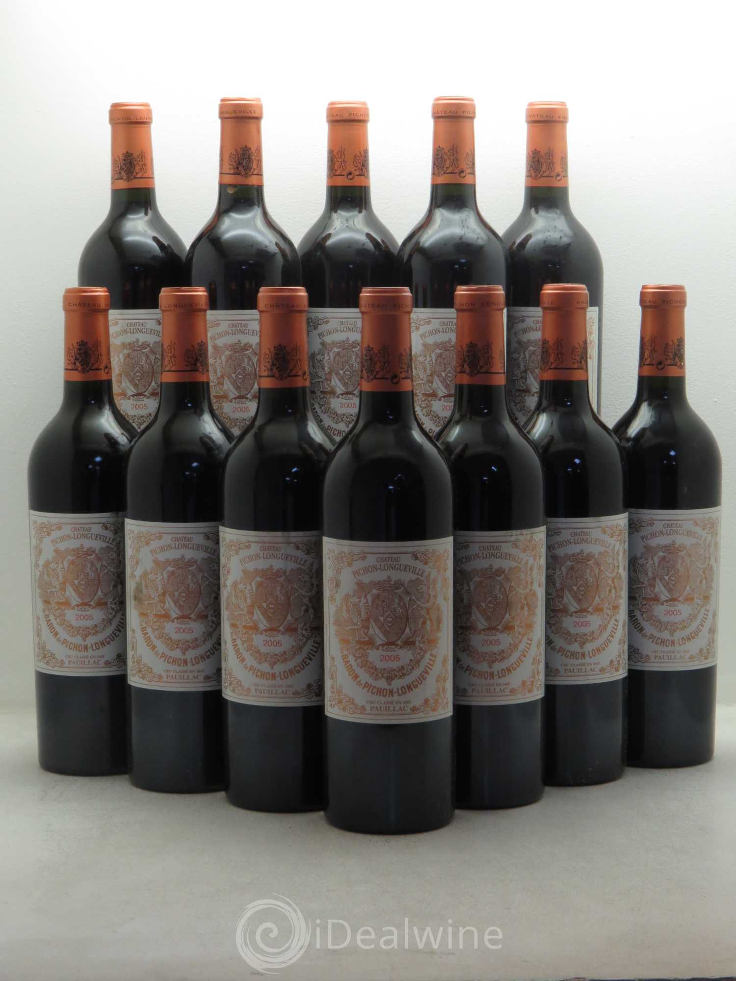 Pichon Longueville Baron 2ème Grand Cru Classé 2005 - Lot de 12 bouteilles - 0