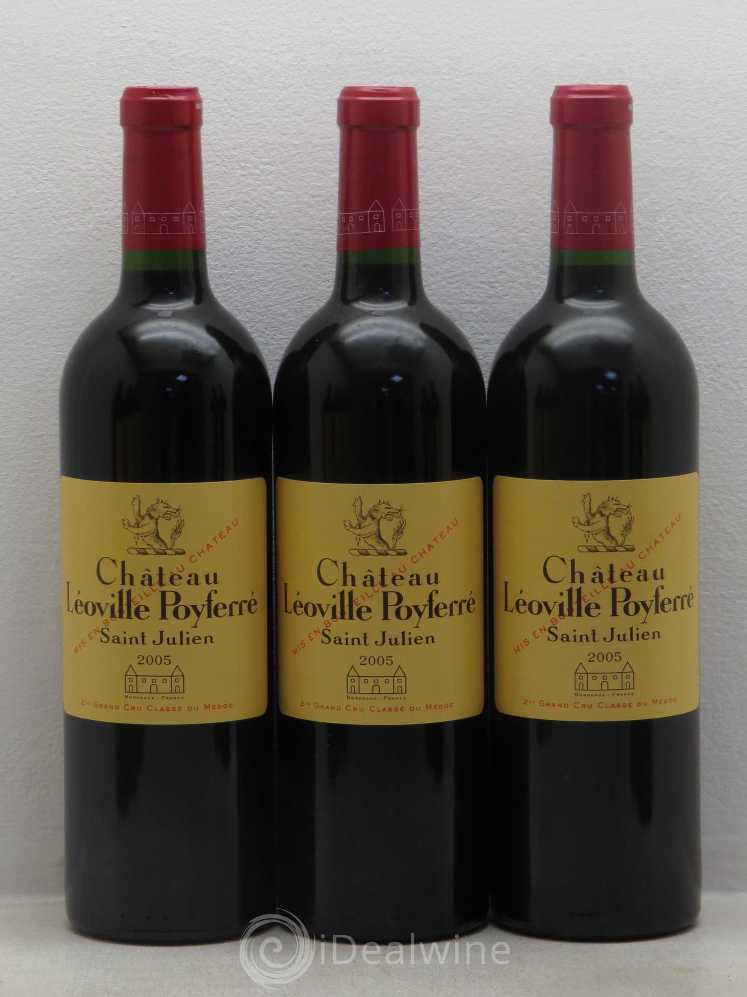 Château Léoville Poyferré 2ème Grand Cru Classé 2005 - Lot de 12 bouteilles - 2
