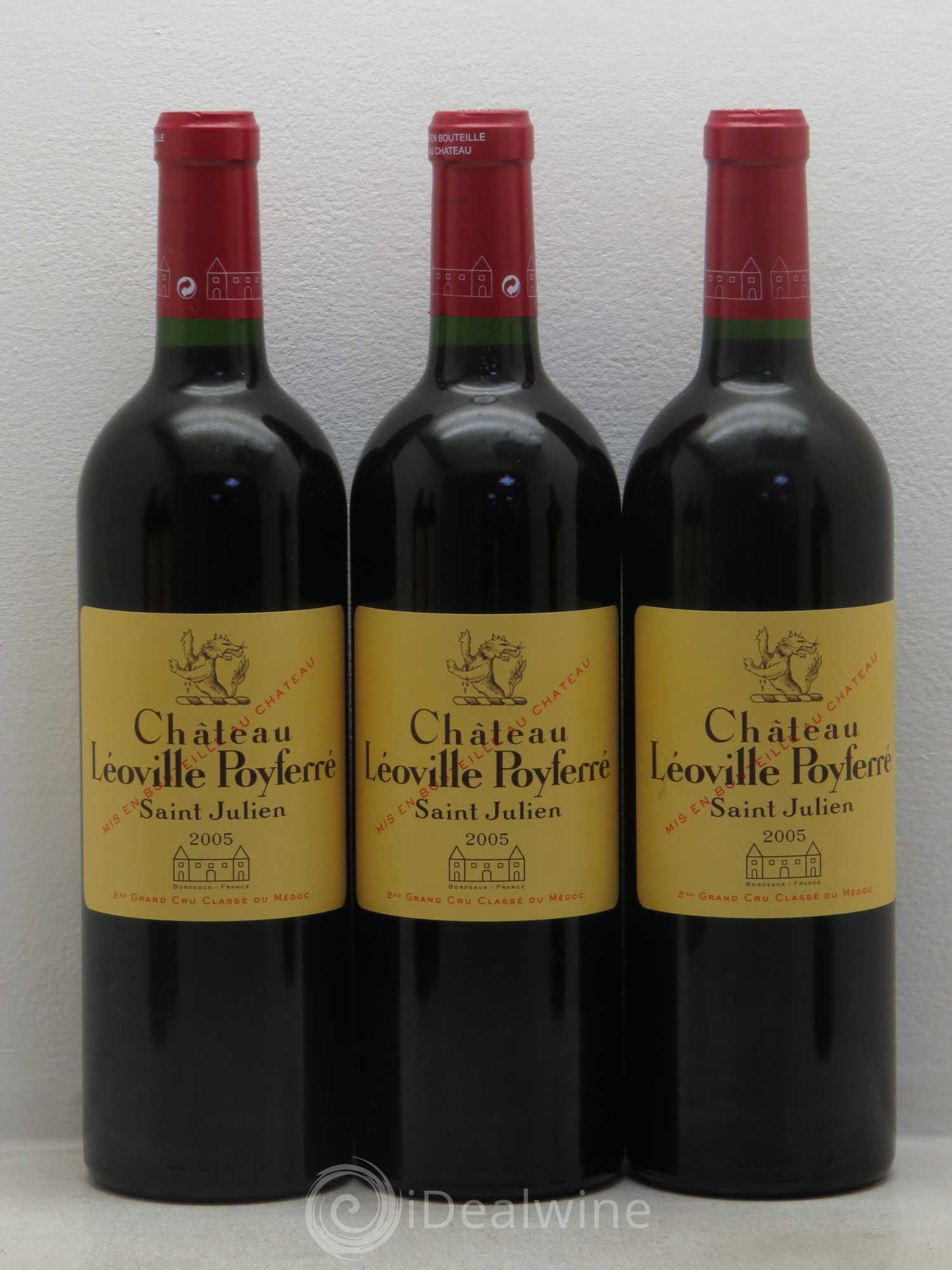 Château Léoville Poyferré 2ème Grand Cru Classé 2005 - Lot de 12 bouteilles - 3