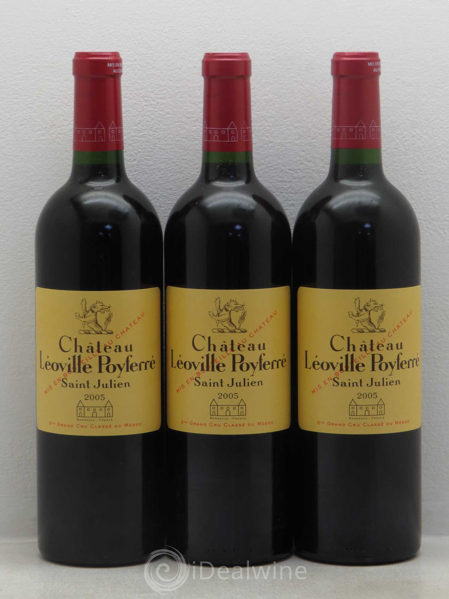 Château Léoville Poyferré 2ème Grand Cru Classé 2005 - Lot de 12 bouteilles - 4
