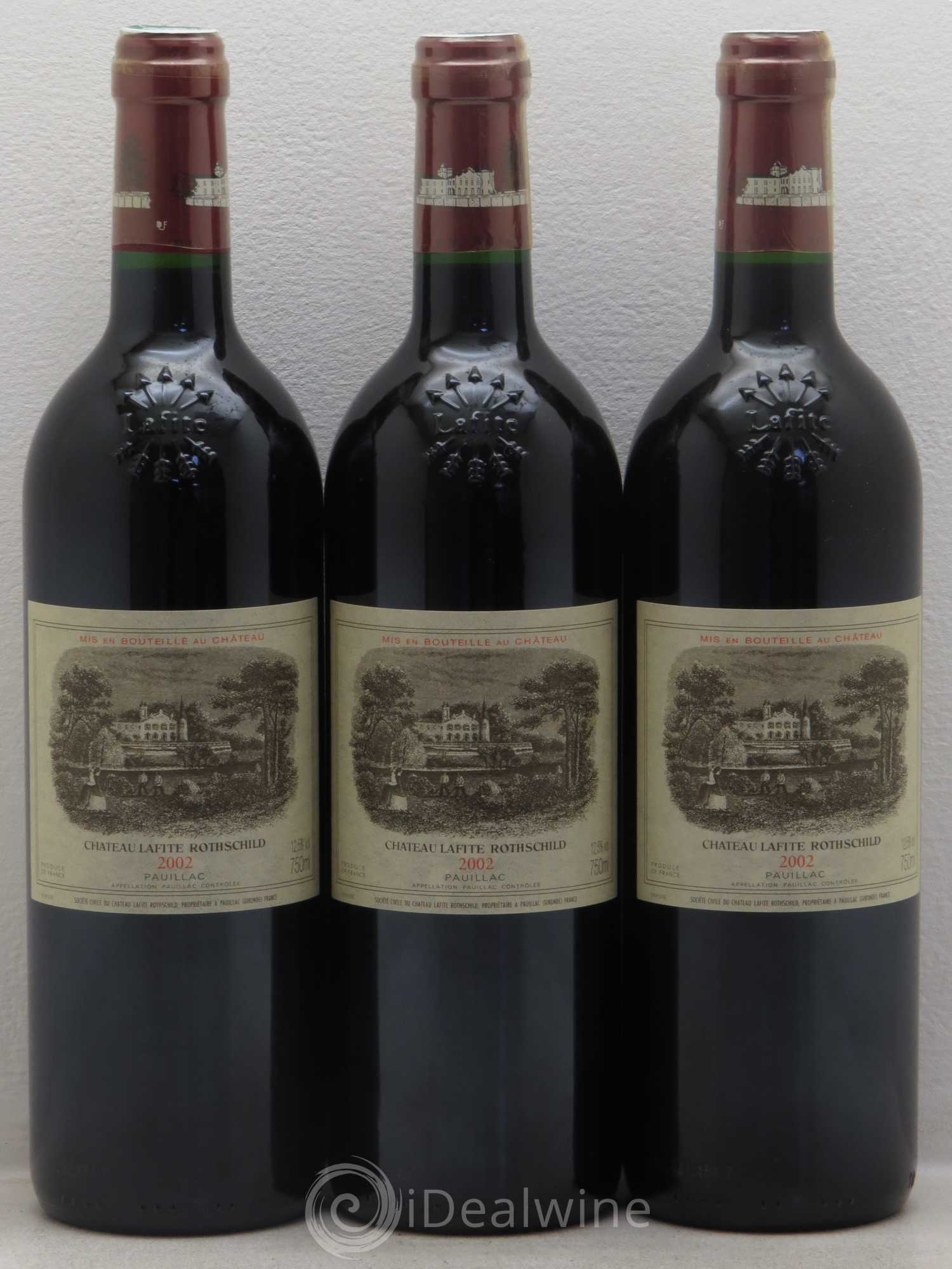 Château Lafite Rothschild 1er Grand Cru Classé 2002 - Lot de 6 bouteilles - 2