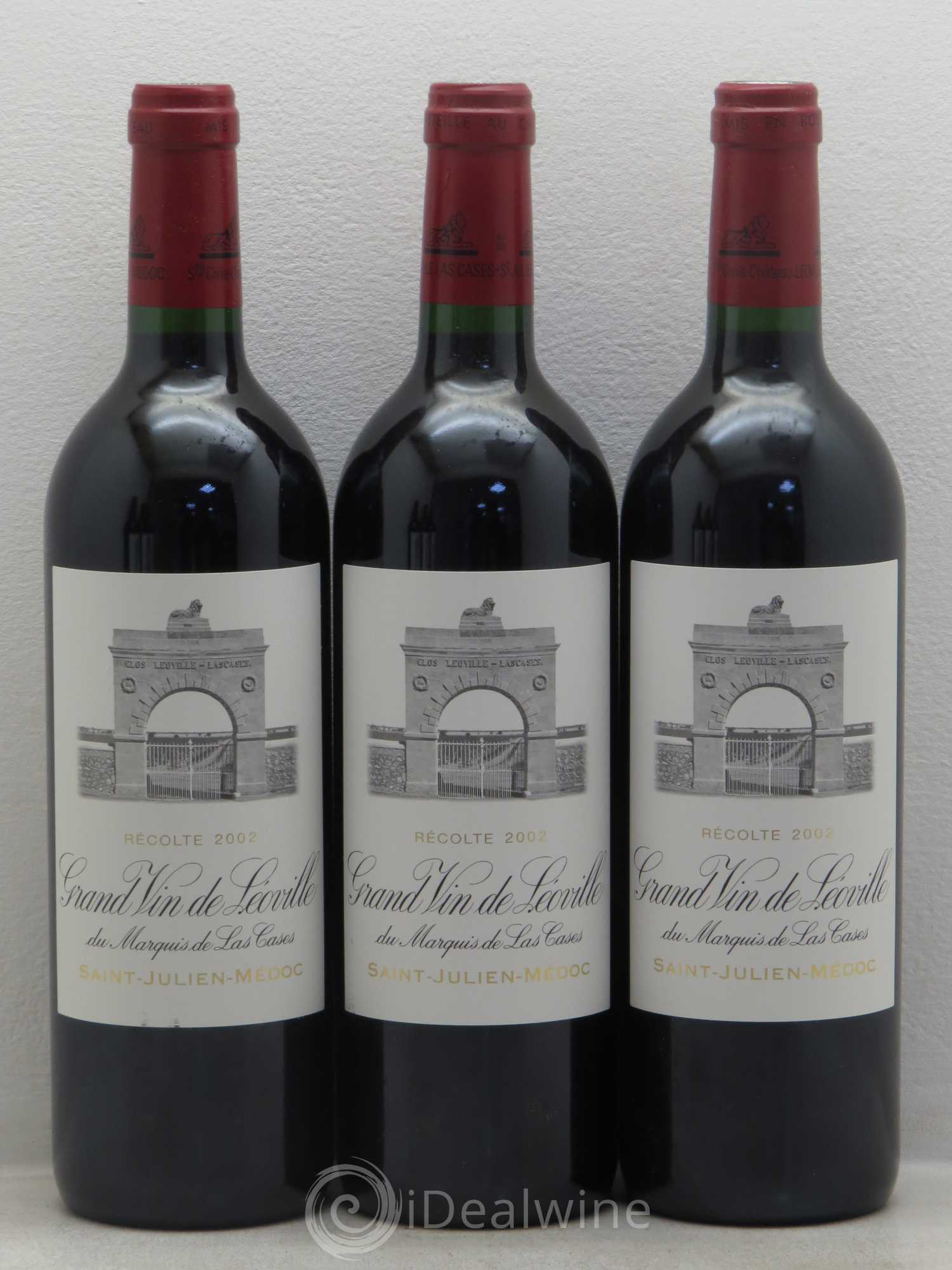 Château Léoville Las Cases 2ème Grand Cru Classé 2002 - Lot de 6 bouteilles - 1