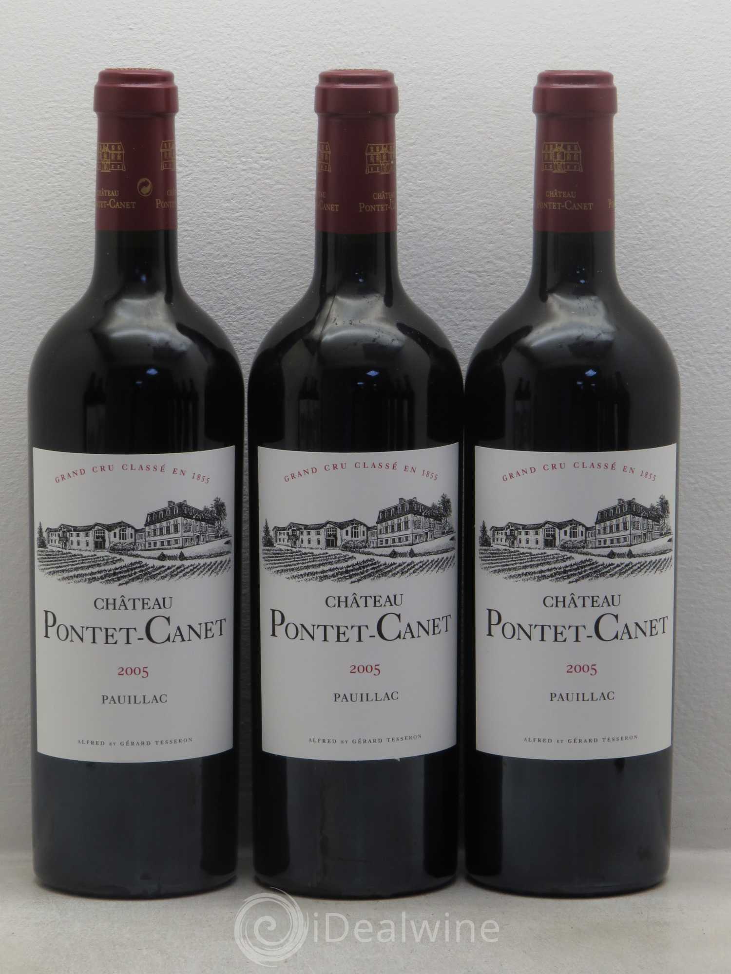 Château Pontet Canet 5ème Grand Cru Classé 2005 - Lot de 12 bouteilles - 2