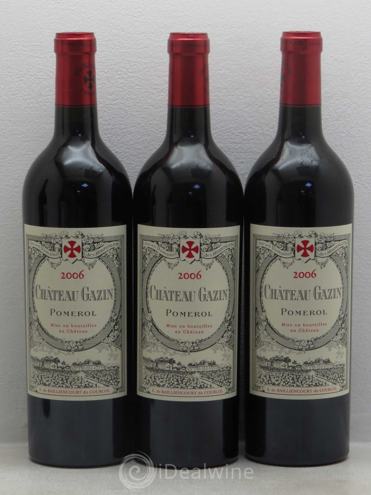 Château Gazin 2006 - Lot de 6 bouteilles - 1
