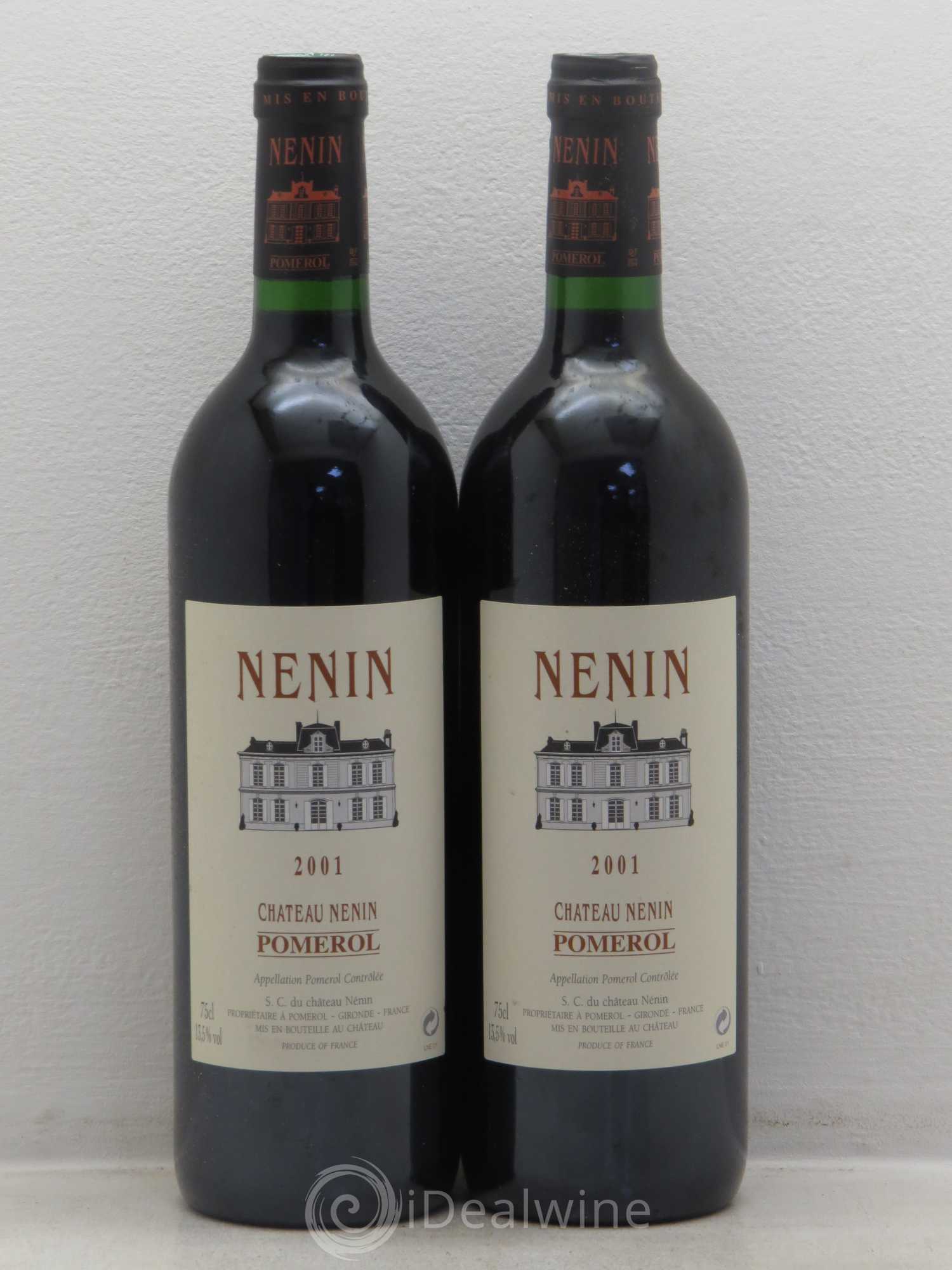 Château Nenin 2001 - Lot de 5 bouteilles - 2