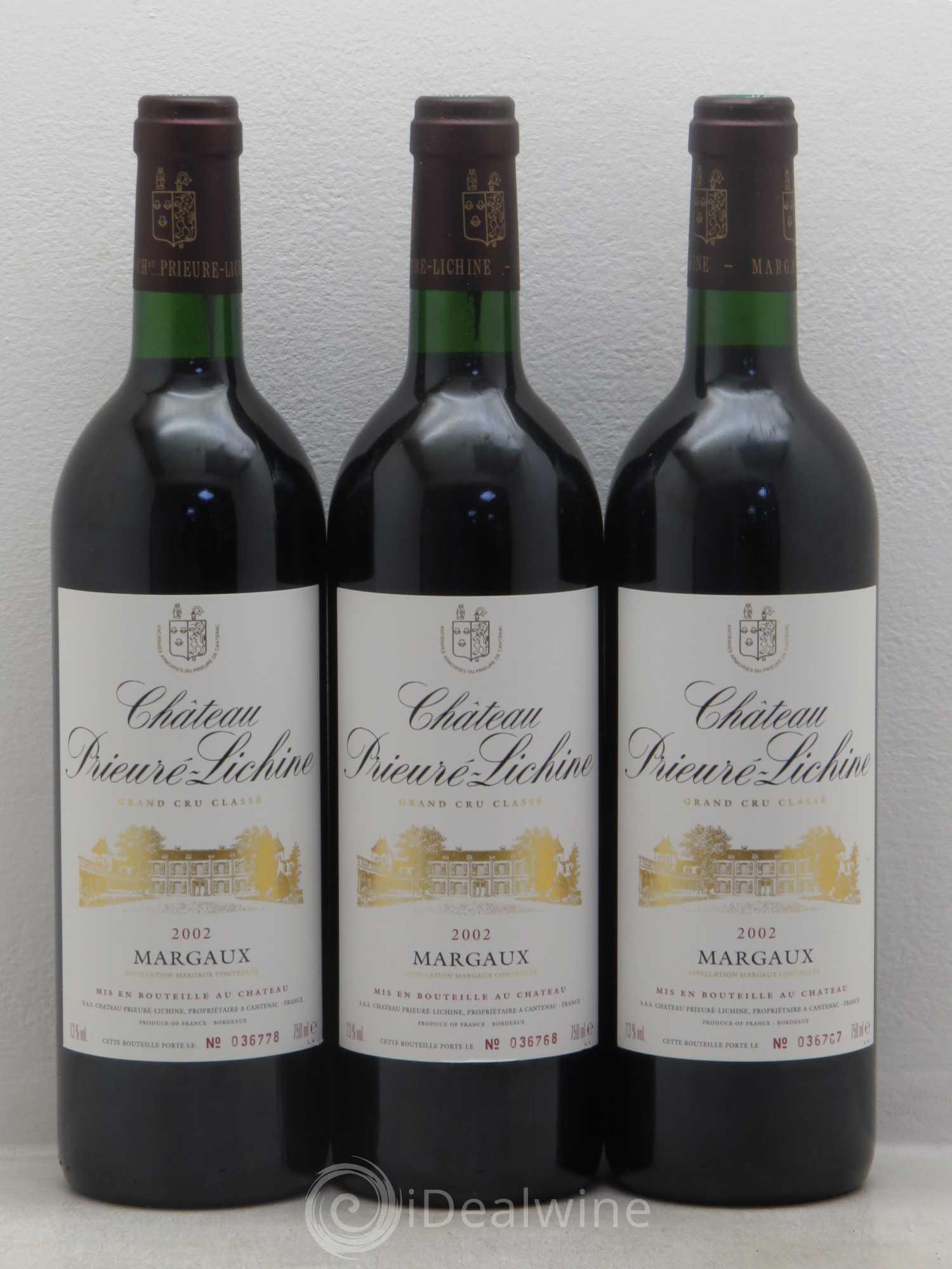 Château Prieuré Lichine 4ème Grand Cru Classé 2002 - Lot de 6 bouteilles - 2