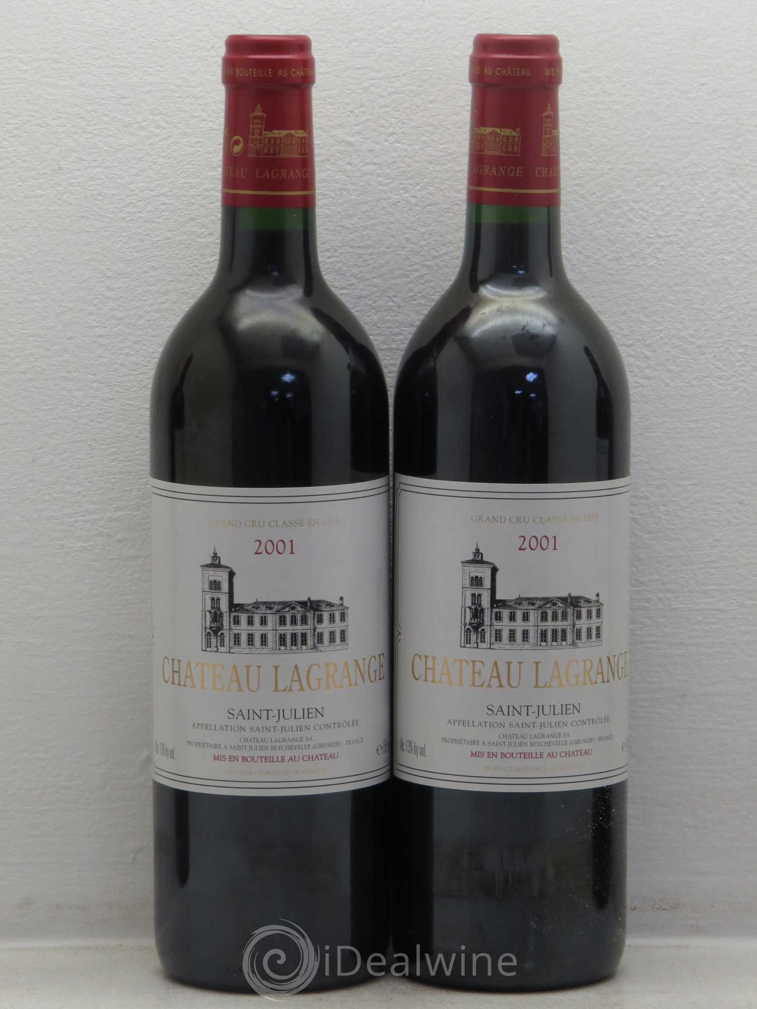 Château Lagrange 3ème Grand Cru Classé 2001 - Lot de 4 bouteilles - 1