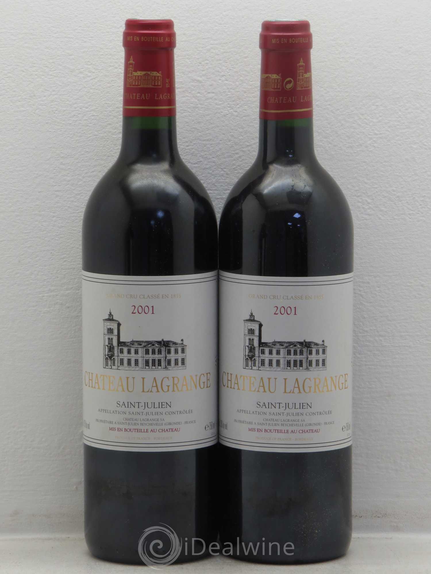 Château Lagrange 3ème Grand Cru Classé 2001 - Lot de 4 bouteilles - 2