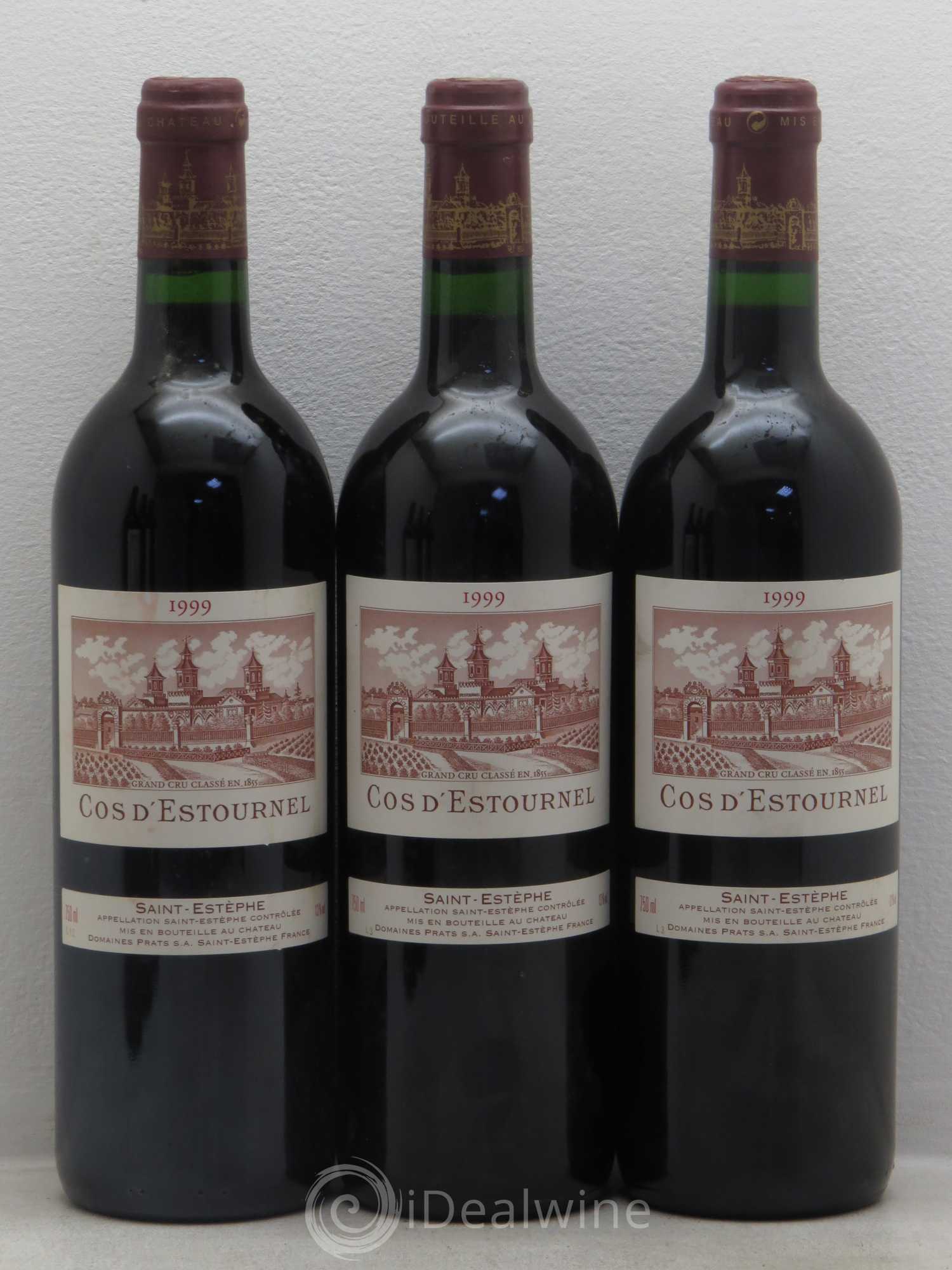 Cos d'Estournel 2ème Grand Cru Classé 1999 - Lot de 6 bouteilles - 1