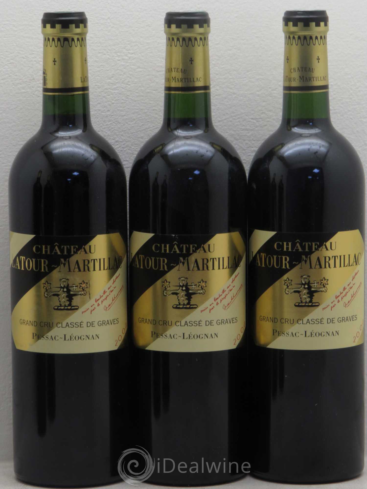Château Latour-Martillac Cru Classé de Graves 2008 - Lot de 5 bouteilles - 1