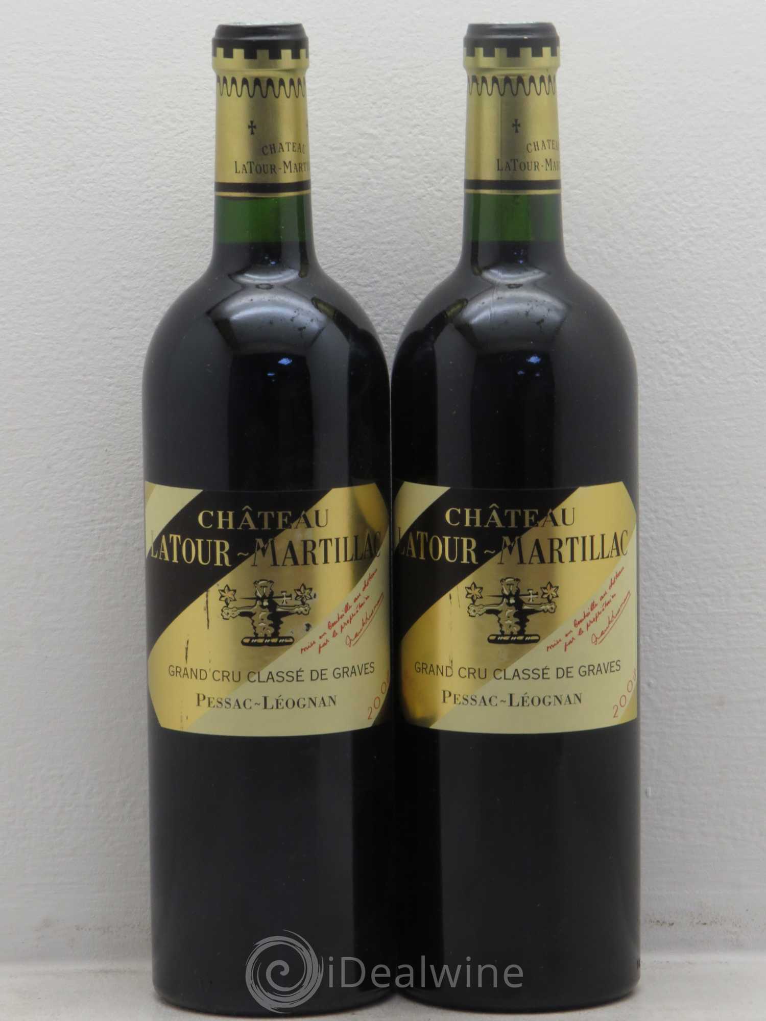 Château Latour-Martillac Cru Classé de Graves 2008 - Lot de 5 bouteilles - 2