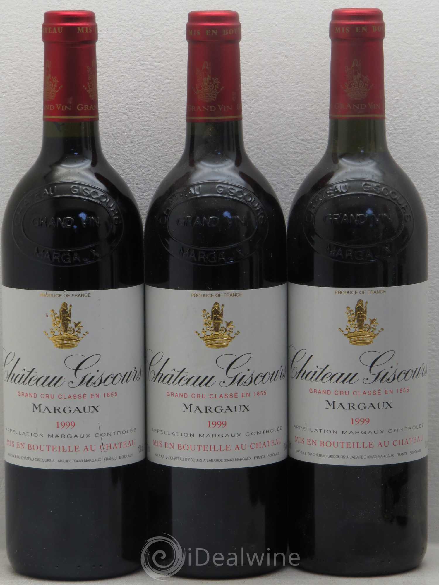 Château Giscours 3ème Grand Cru Classé 1999 - Lot de 6 bouteilles - 1