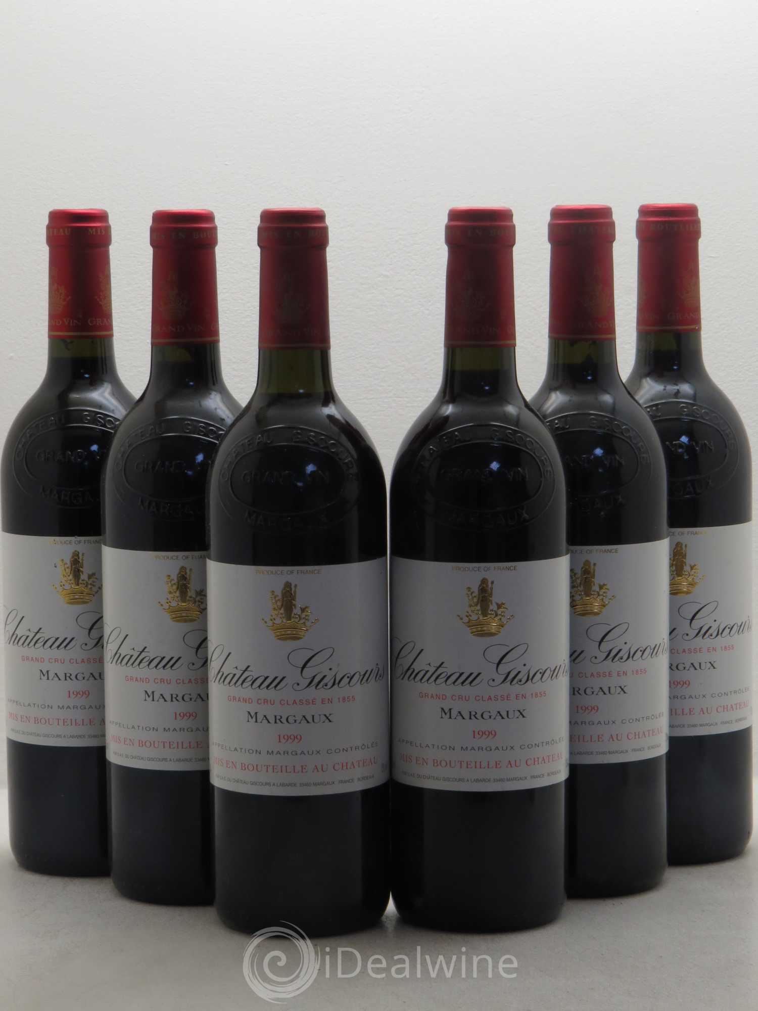 Château Giscours 3ème Grand Cru Classé 1999 - Lot de 6 bouteilles - 0