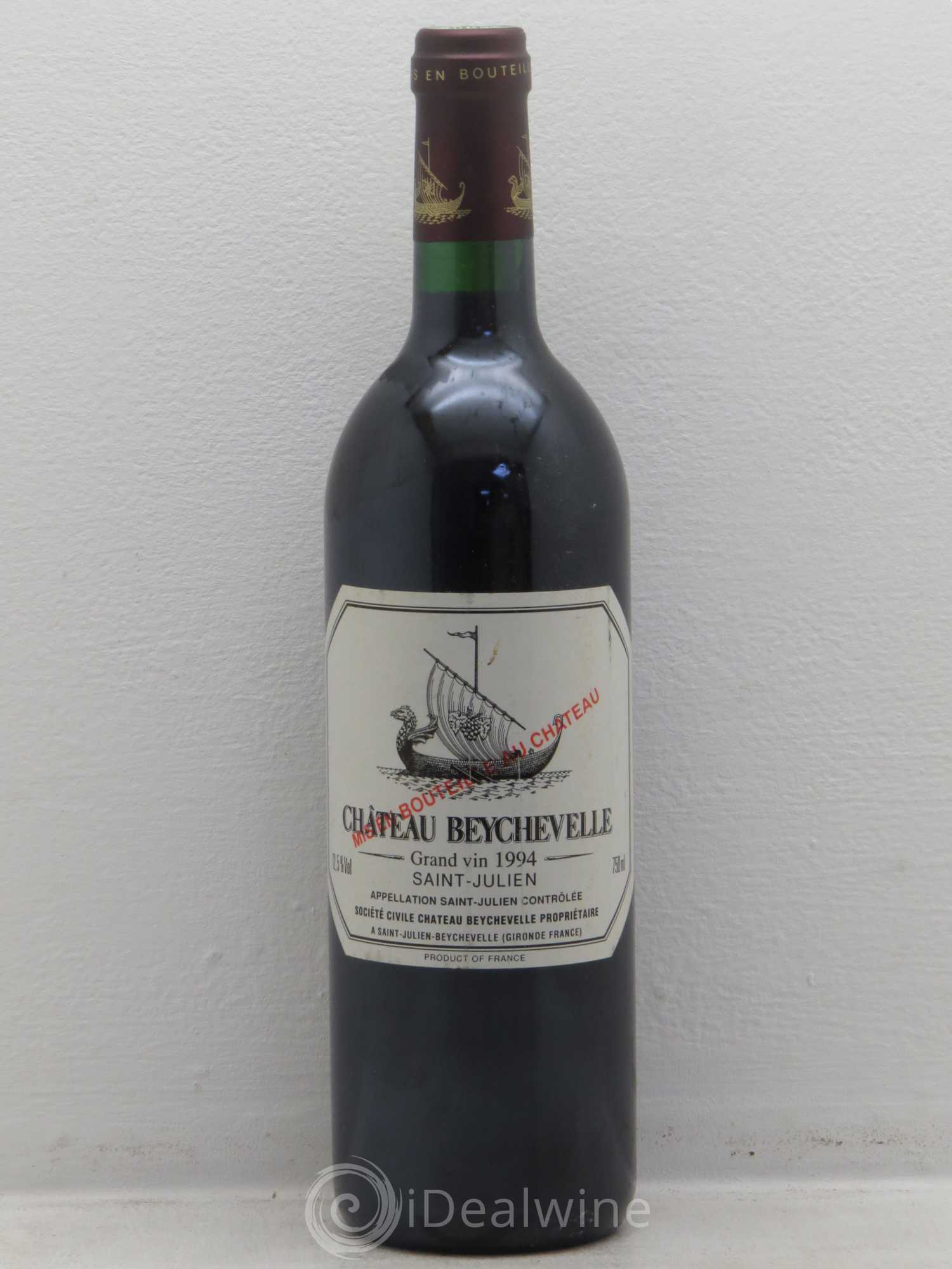 Château Beychevelle 4ème Grand Cru Classé 1994 - Lot de 1 bouteille - 0