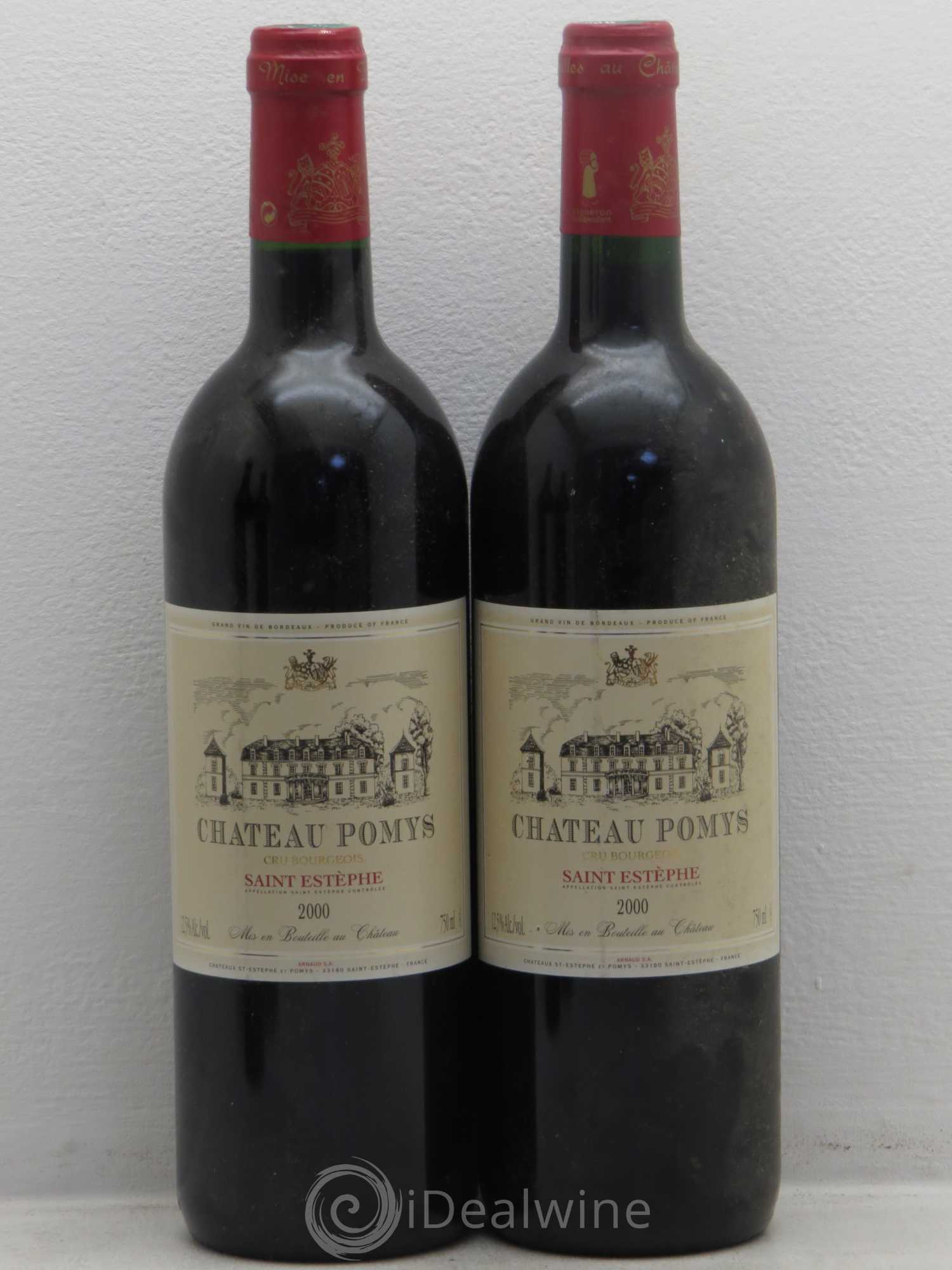 Château Pomys Cru Bourgeois 2000 - Lot de 4 bouteilles - 2
