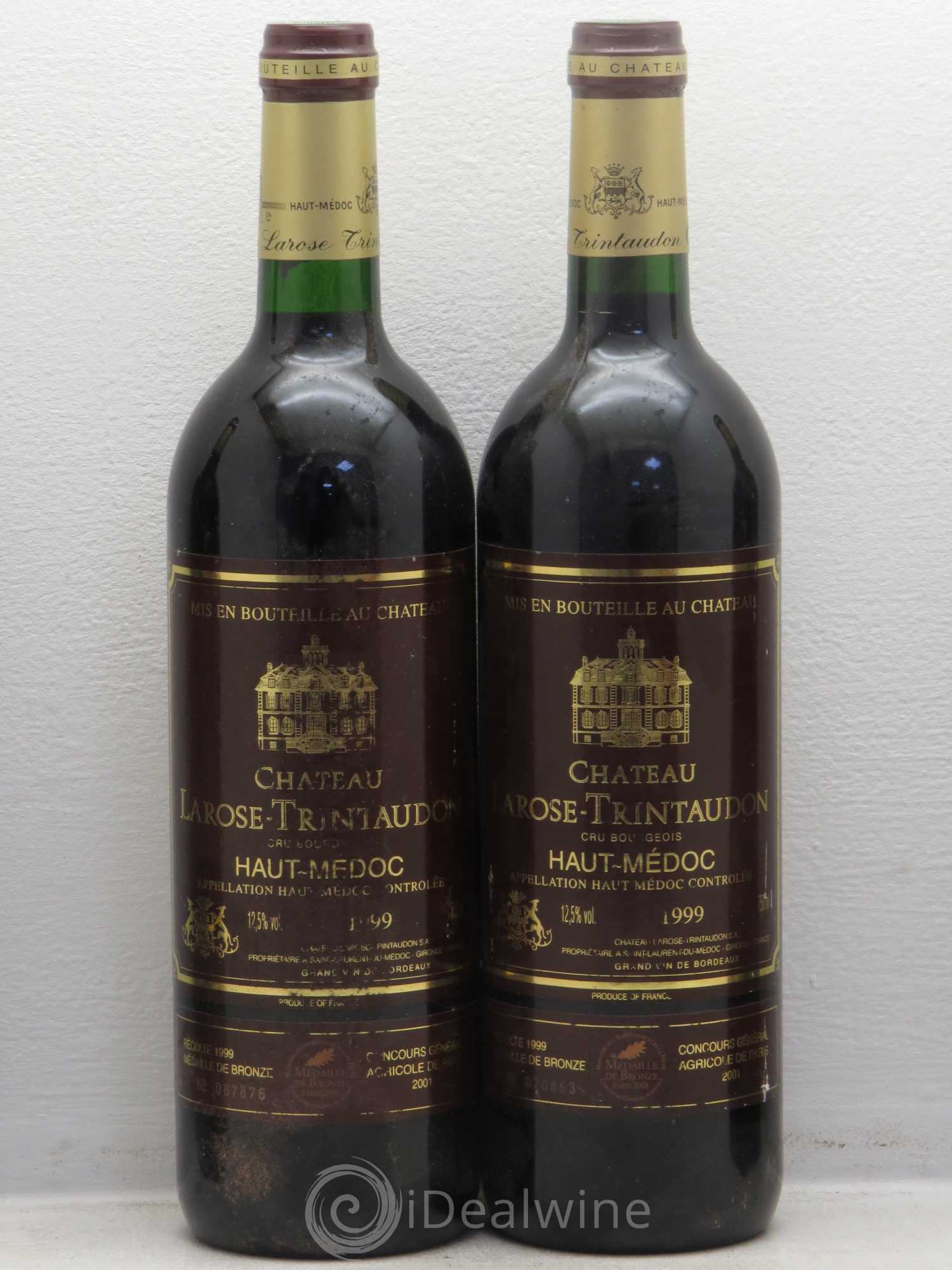 Château Larose Trintaudon Cru Bourgeois 1999 - Lot de 5 bouteilles - 2