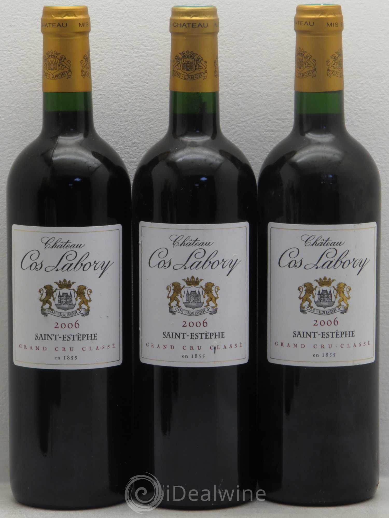 Château Cos Labory 5ème Grand Cru Classé 2006 - Lot de 6 bouteilles - 1