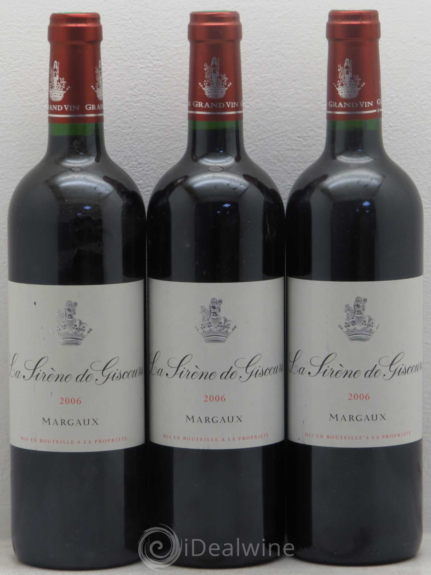 La Sirène de Giscours 2006 - Lot de 3 bouteilles - 0