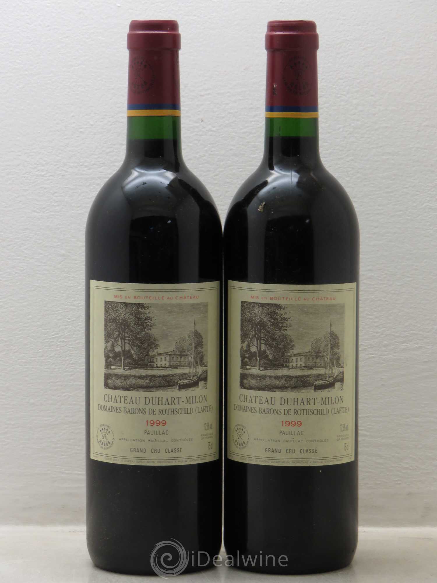 Château Duhart-Milon 4ème Grand Cru Classé 1999 - Lot de 2 bouteilles - 0