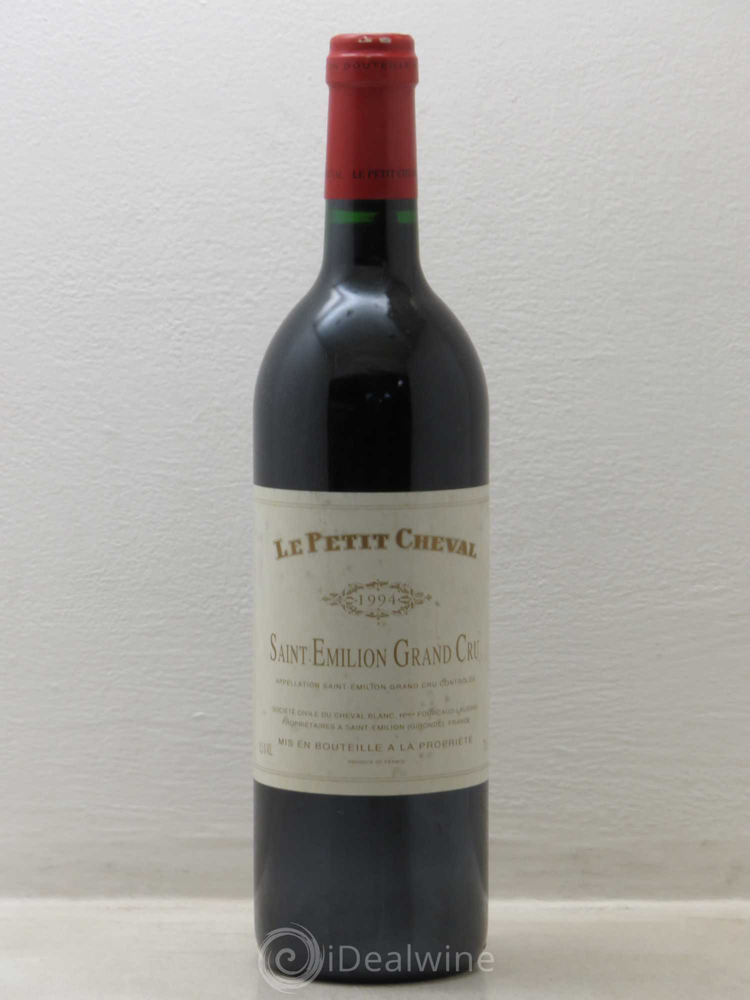 Le Petit Cheval Second Vin 1994 - Lot de 1 bouteille - 0