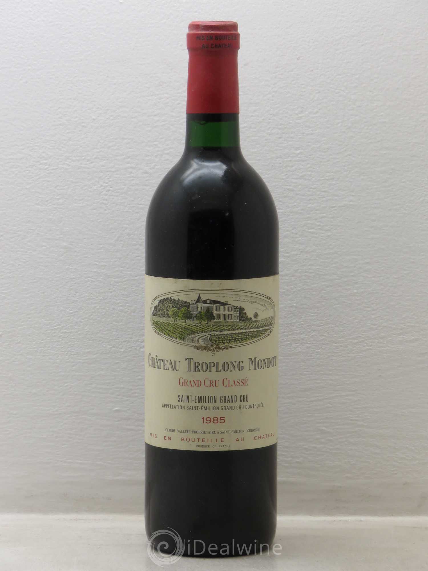 Château Troplong Mondot 1er Grand Cru Classé B 1985 - Lot de 1 bouteille - 0
