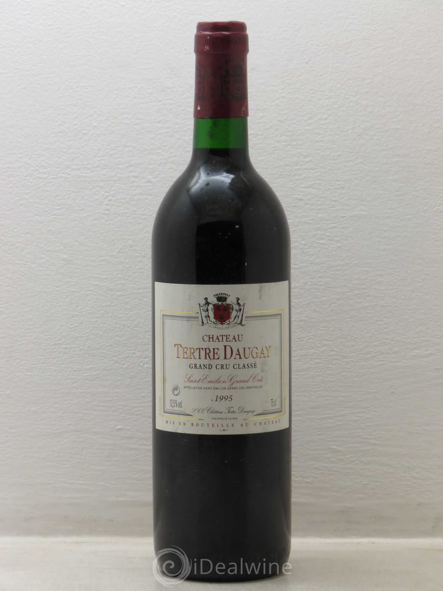 Château Tertre Daugay Grand Cru Classé 1995 - Lot de 1 bouteille - 0