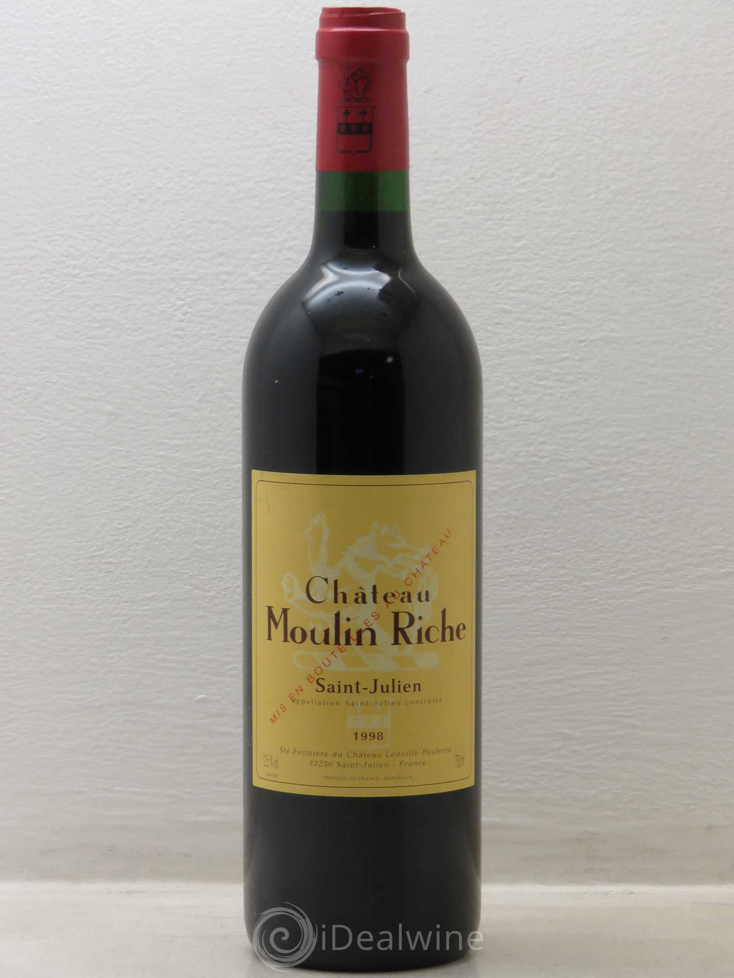 Château Moulin Riche 1998 - Posten von 1 Flasche - 0