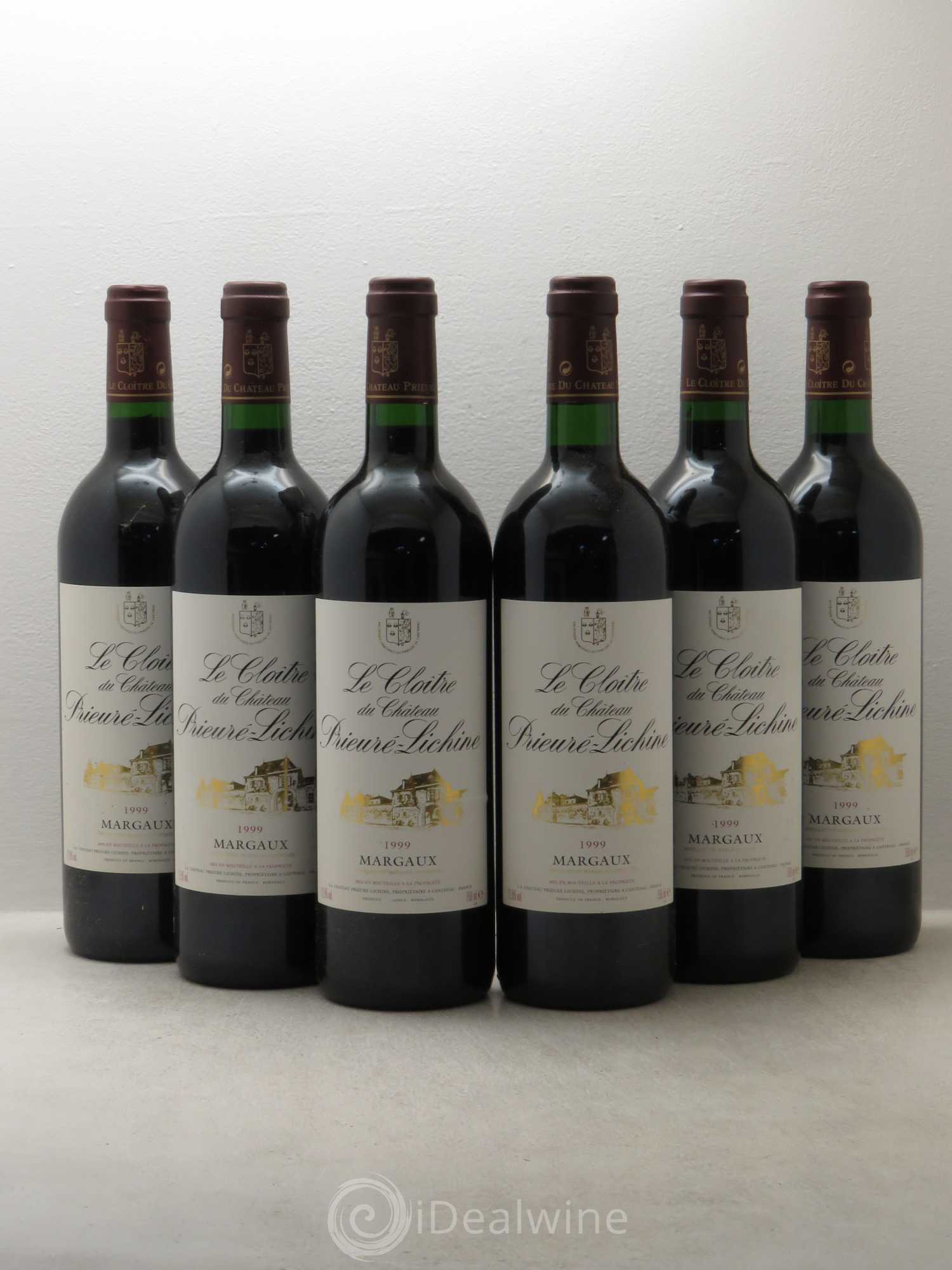 Cloître de Prieuré Lichine 1999 - Lot de 6 bouteilles - 0
