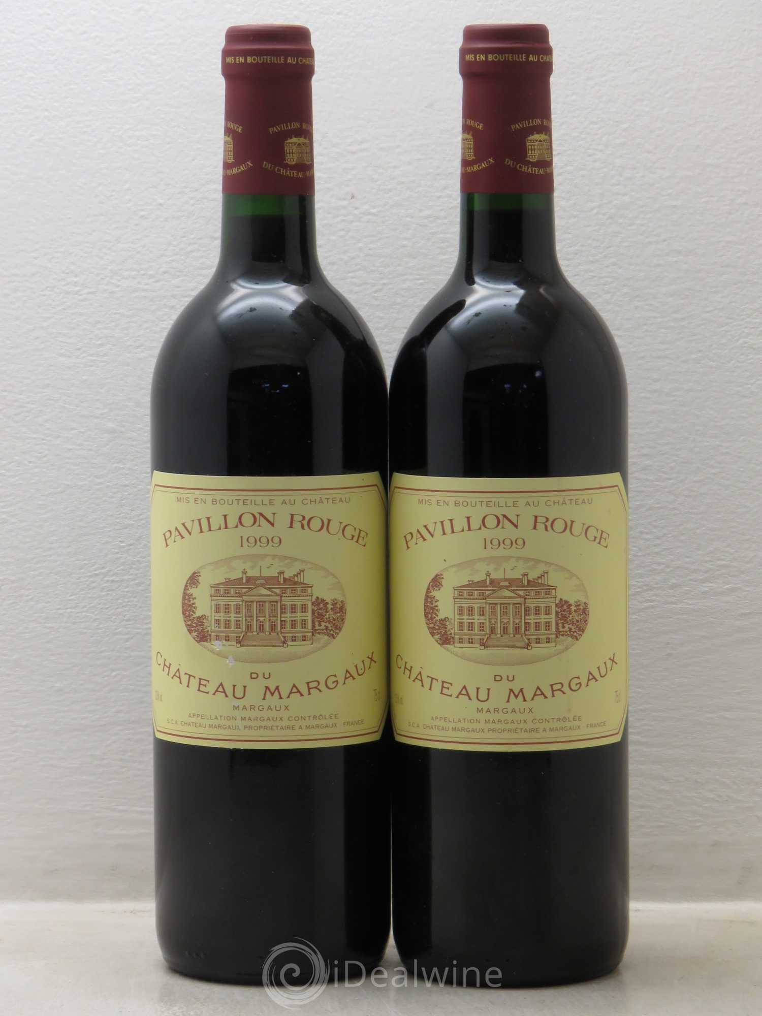 Pavillon Rouge du Château Margaux Second Vin 1999 - Lot de 2 bouteilles - 0