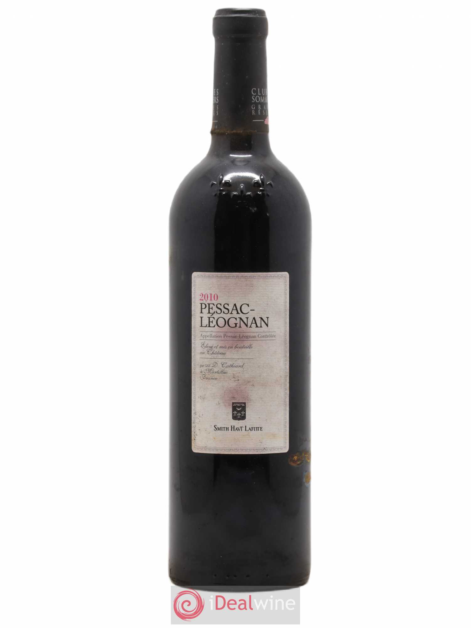 Pessac-Léognan Club des sommeliers Grande Reserve Smith Haut Lafitte 2010 - Posten von 1 Flasche - 0