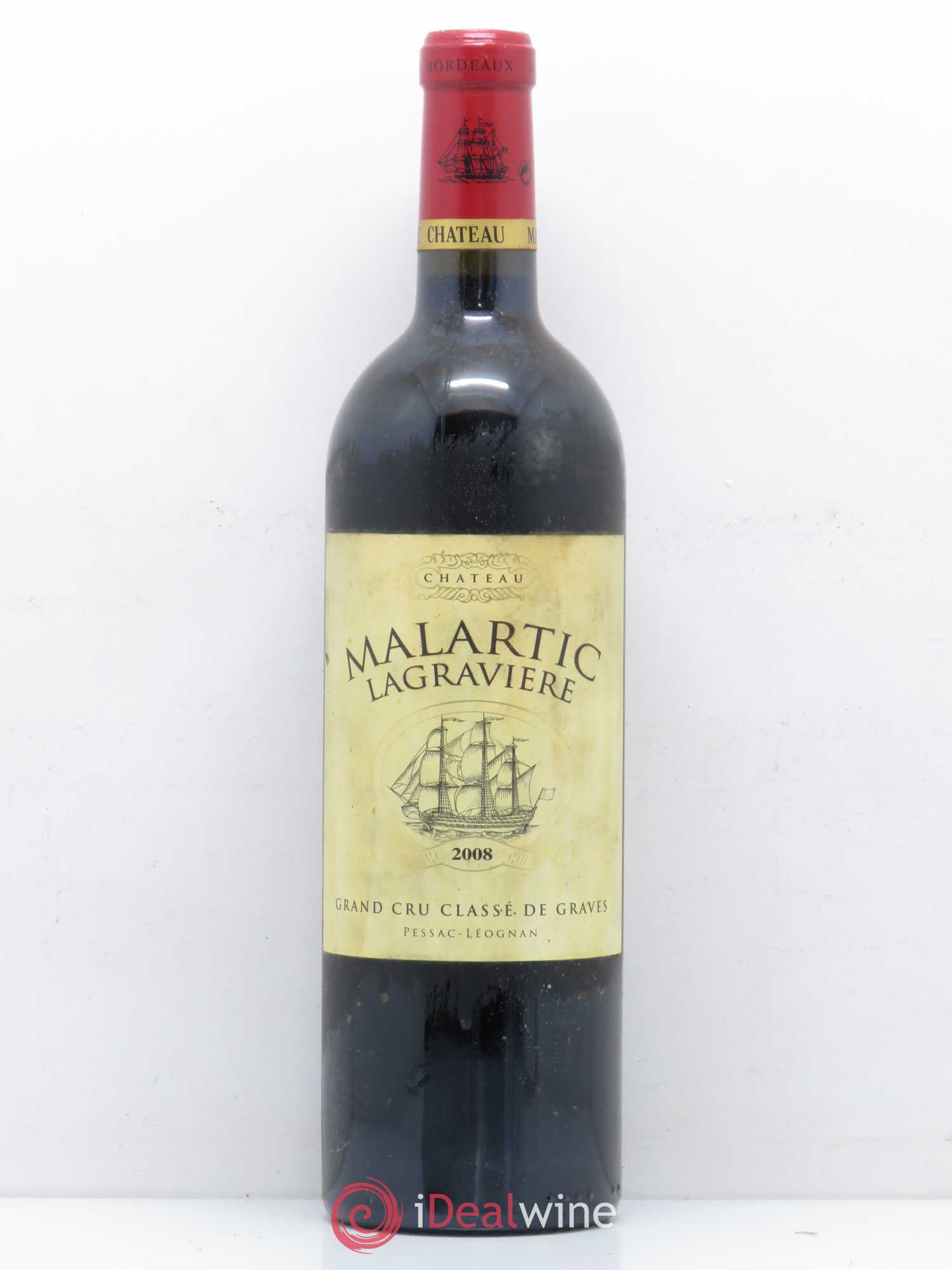 Château Malartic-Lagravière Cru Classé de Graves 2008 - Lot de 1 bouteille - 0