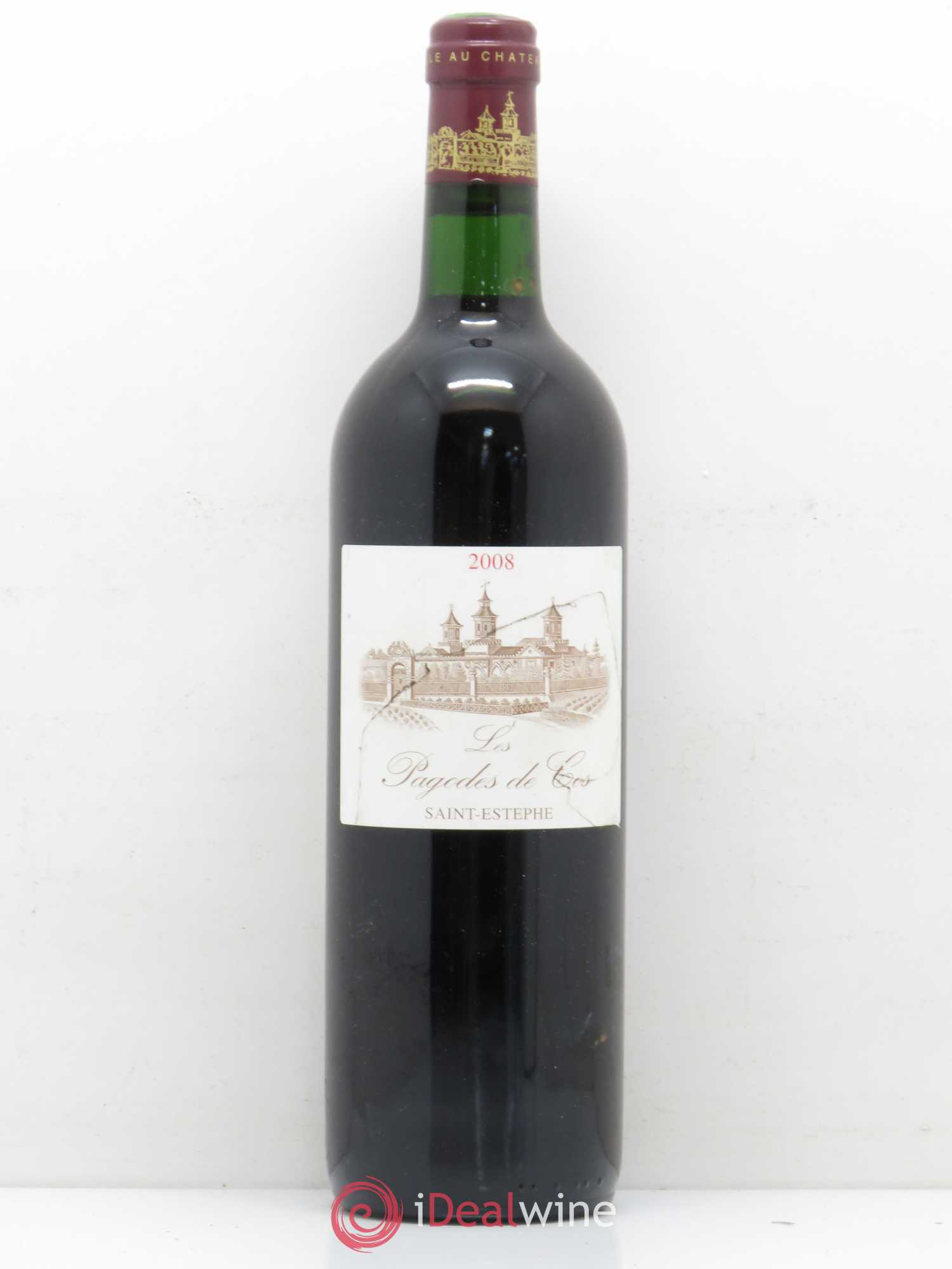 Les Pagodes de Cos Second Vin 2008 - Posten von 1 Flasche - 0