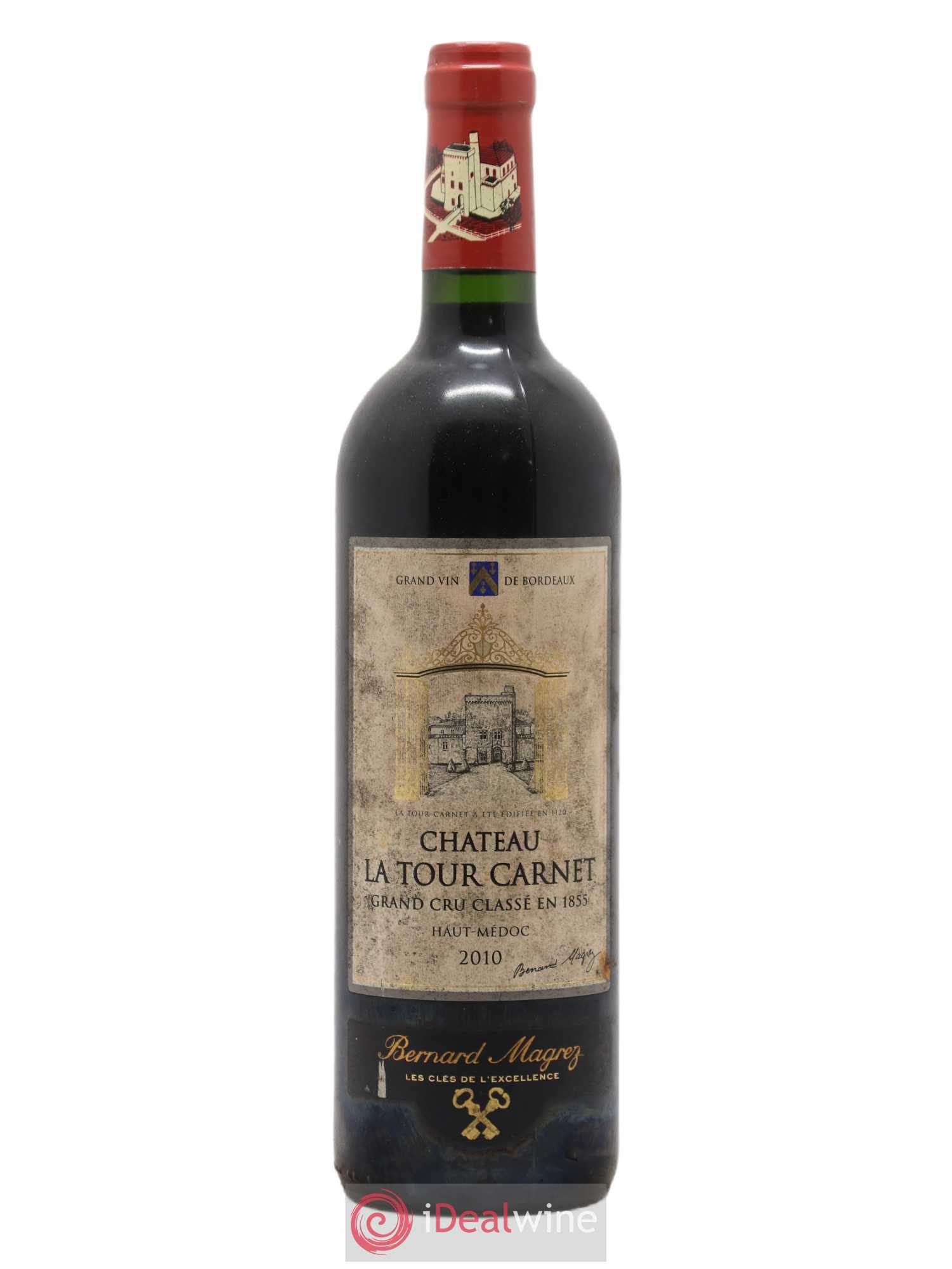 Château la Tour Carnet 4ème Grand Cru Classé 2010 - Lot de 1 bouteille - 0