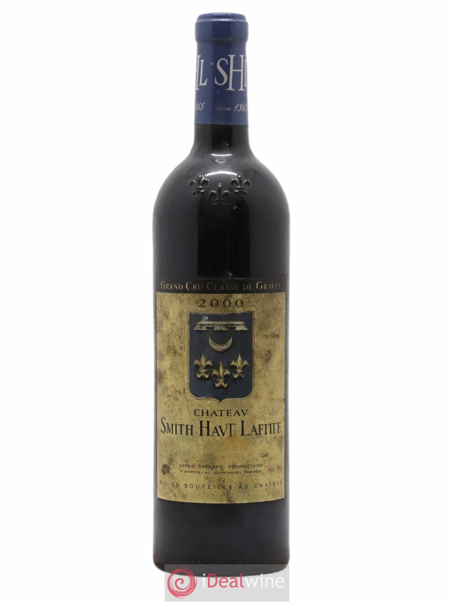Château Smith Haut Lafitte Cru Classé de Graves 2000 - Lot de 1 bouteille - 0