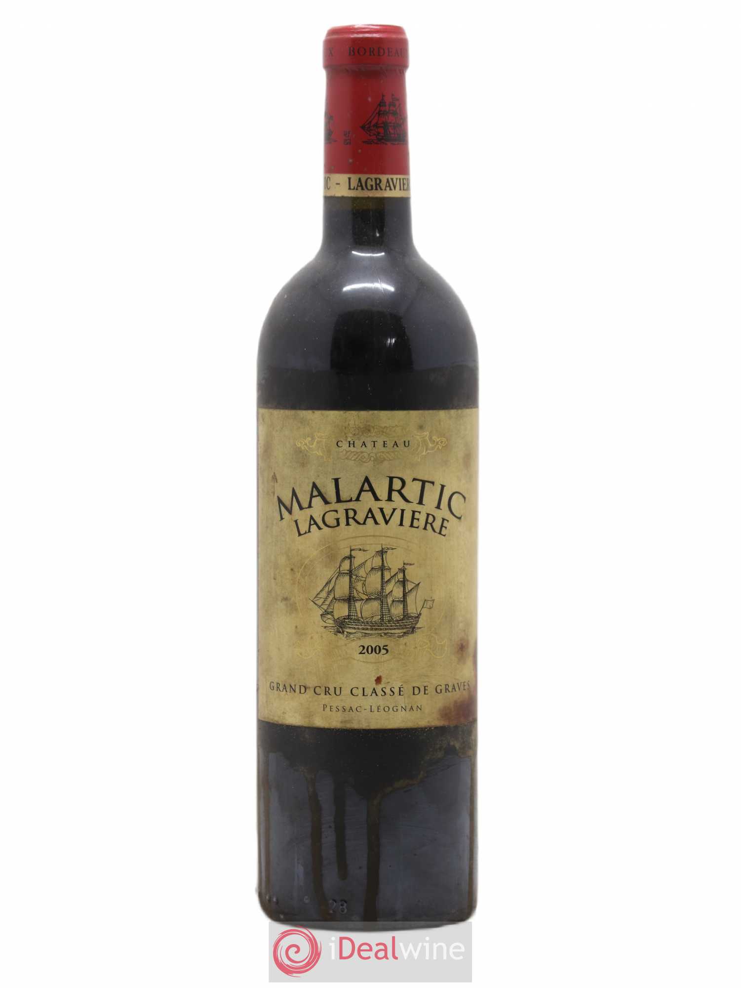 Château Malartic-Lagravière Cru Classé de Graves 2005 - Lot de 1 bouteille - 0
