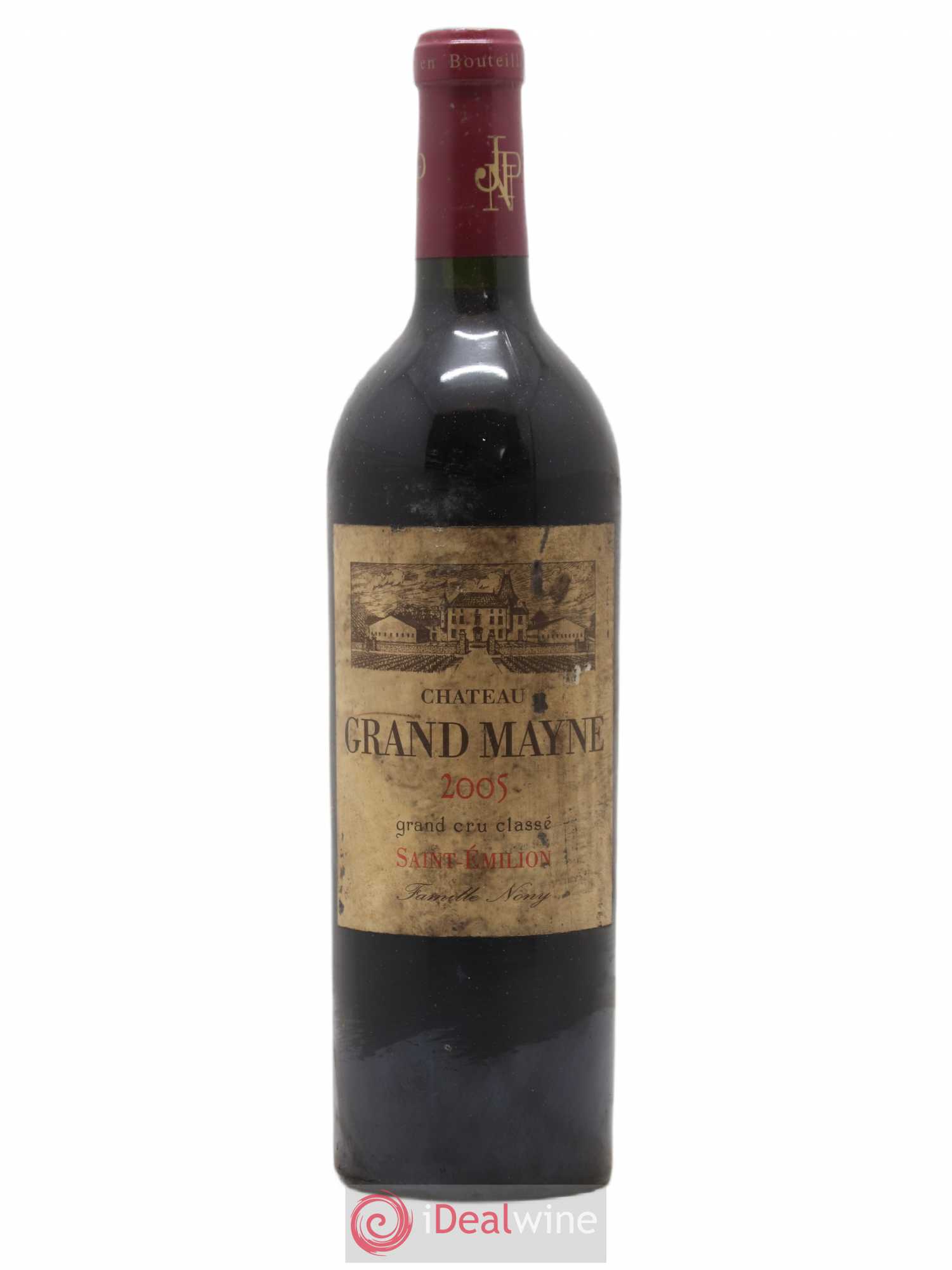 Château Grand Mayne Grand Cru Classé 2005 - Lot de 1 bouteille - 0