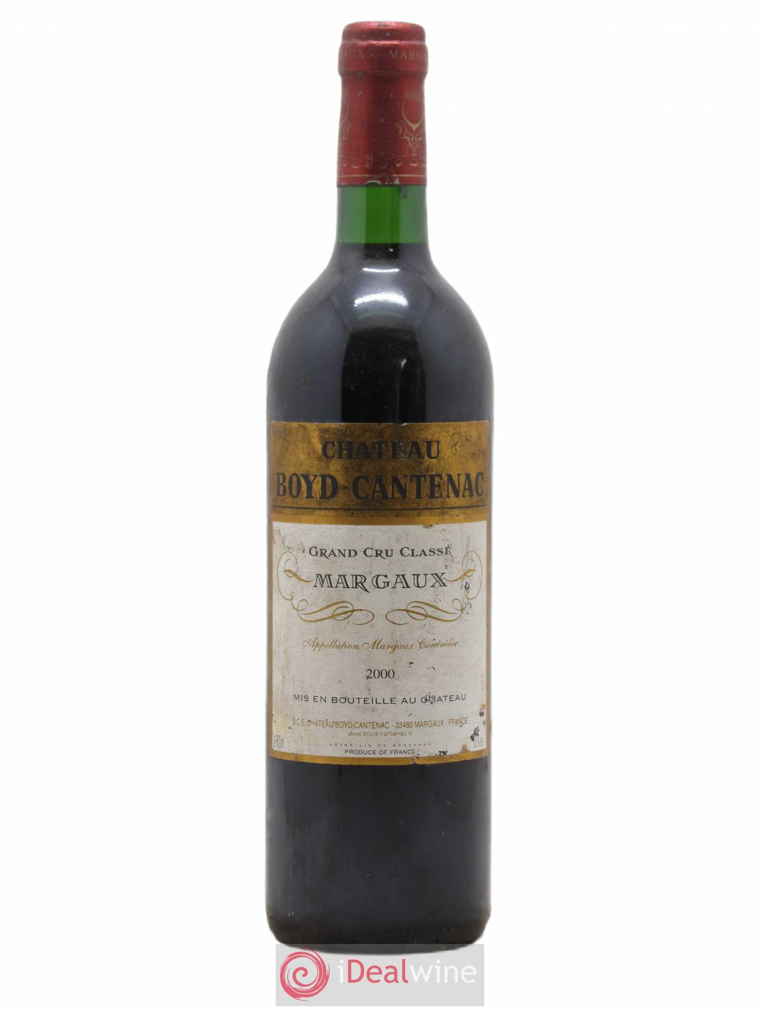 Château Boyd Cantenac 3ème Grand Cru Classé 2000 - Lot de 1 bouteille - 0