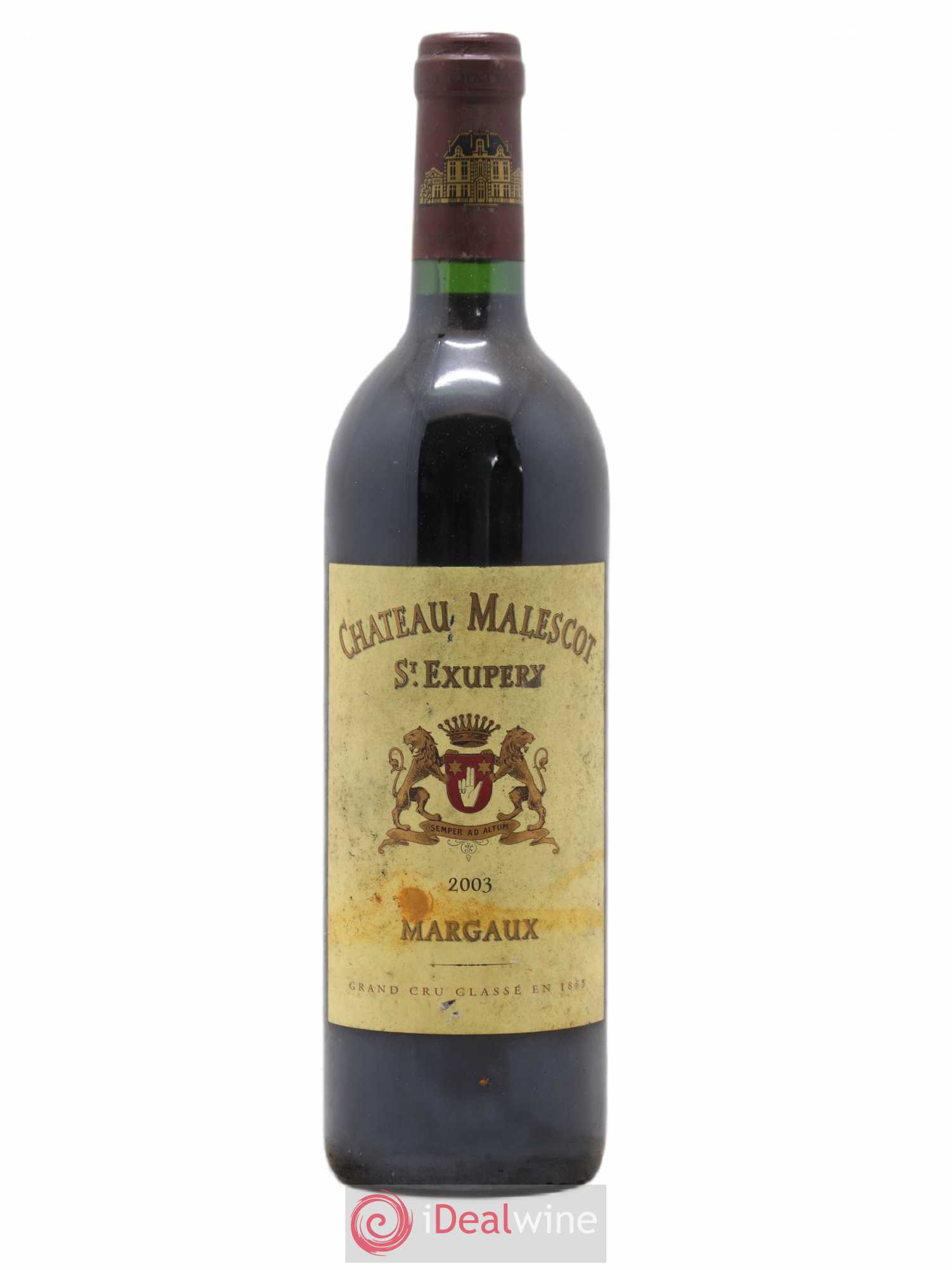 Château Malescot Saint-Exupéry 3ème Grand Cru Classé 2003 - Lot de 1 bouteille - 0