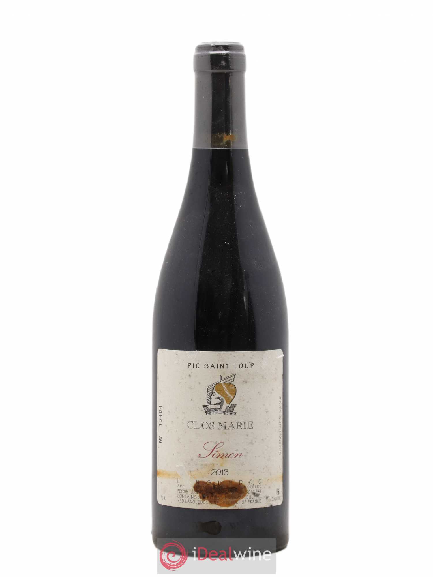 Pic Saint-Loup Clos Marie Cuvée Simon Christophe Peyrus et Françoise Julien 2013 - Lot de 1 bouteille - 0