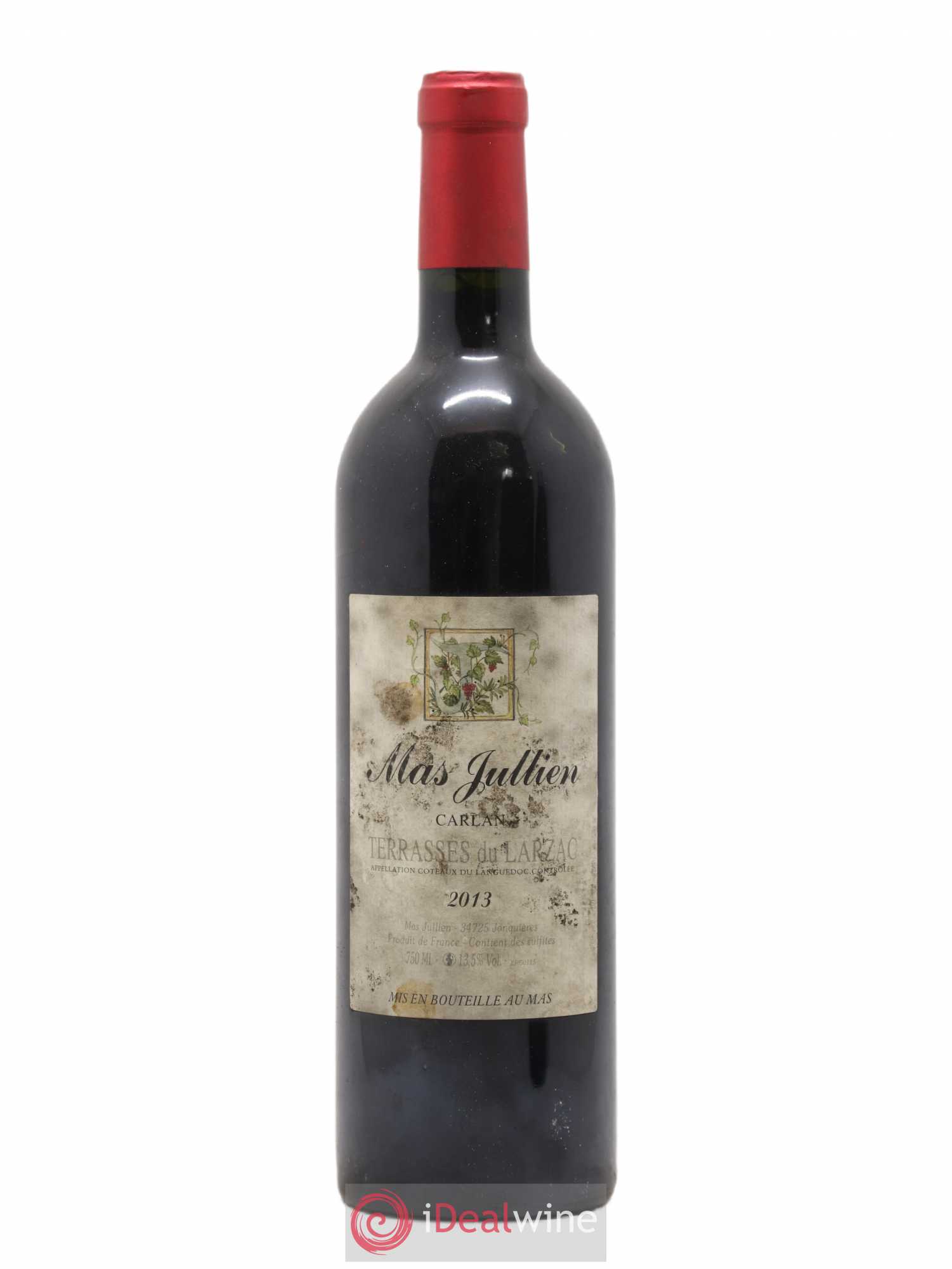 Terrasses du Larzac Mas Jullien Carlan Olivier Jullien 2013 - Lot de 1 bouteille - 0