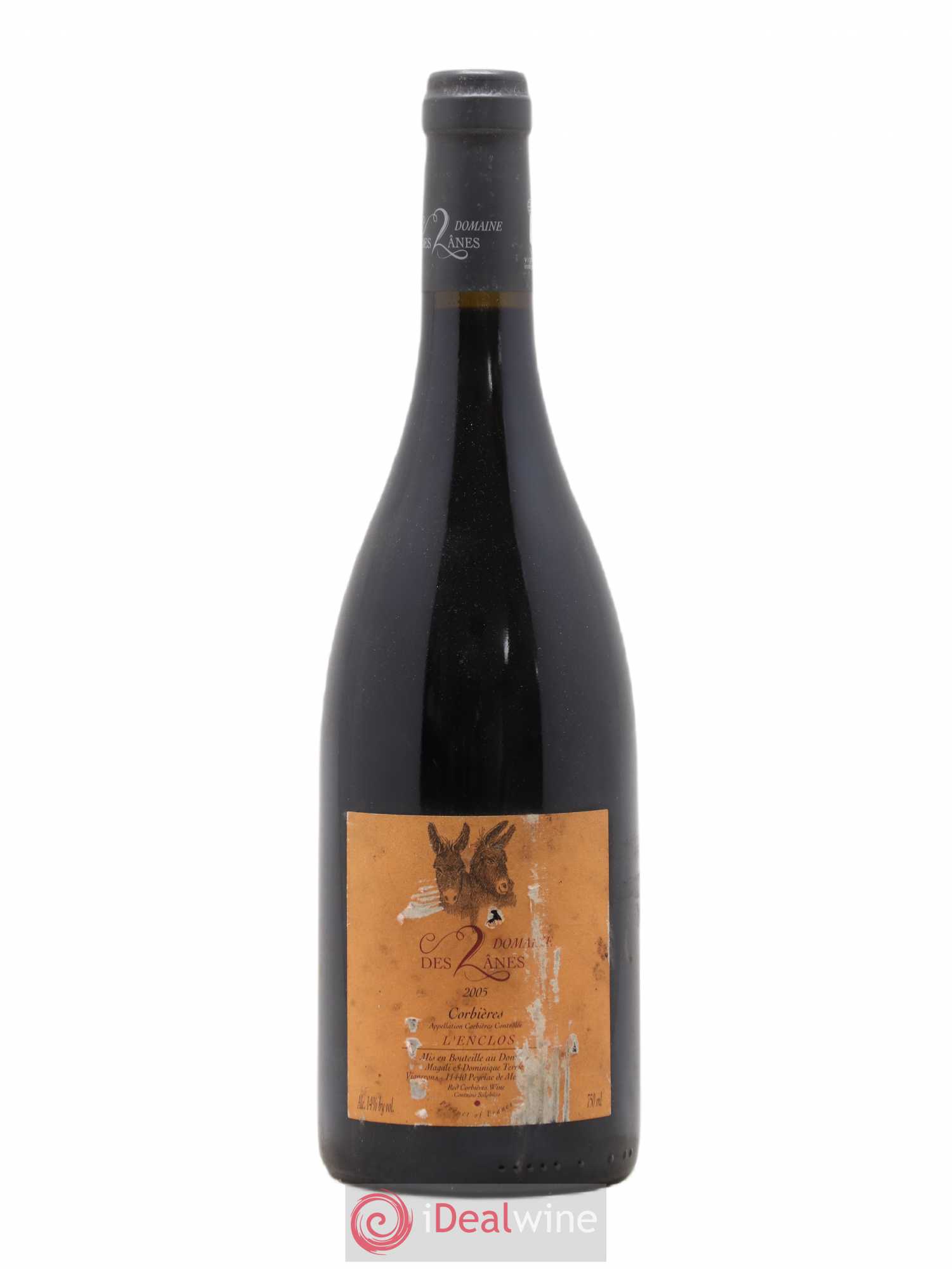 Corbières 2 Anes L'Enclos 2005 - Posten von 1 Flasche - 0
